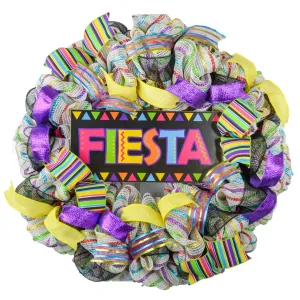 Fiesta Wreath for Front Door - Mexican Holiday Decor
