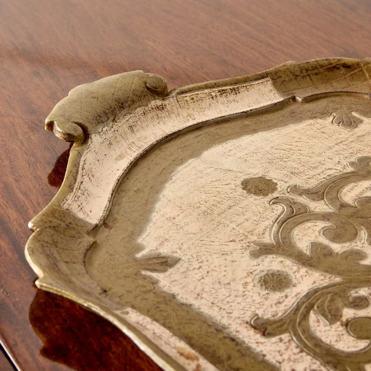Florentine Cream Tray