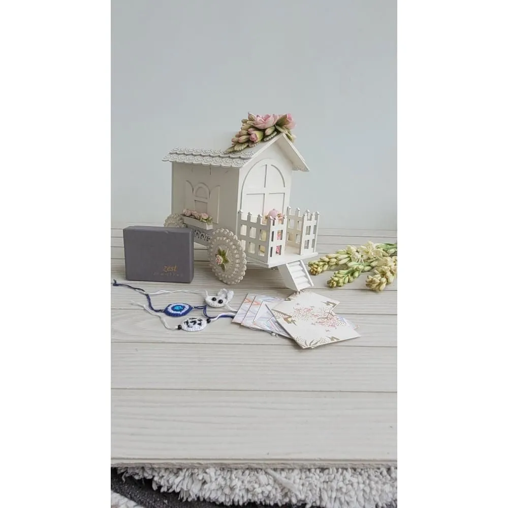 Floret Wooden House Decorative