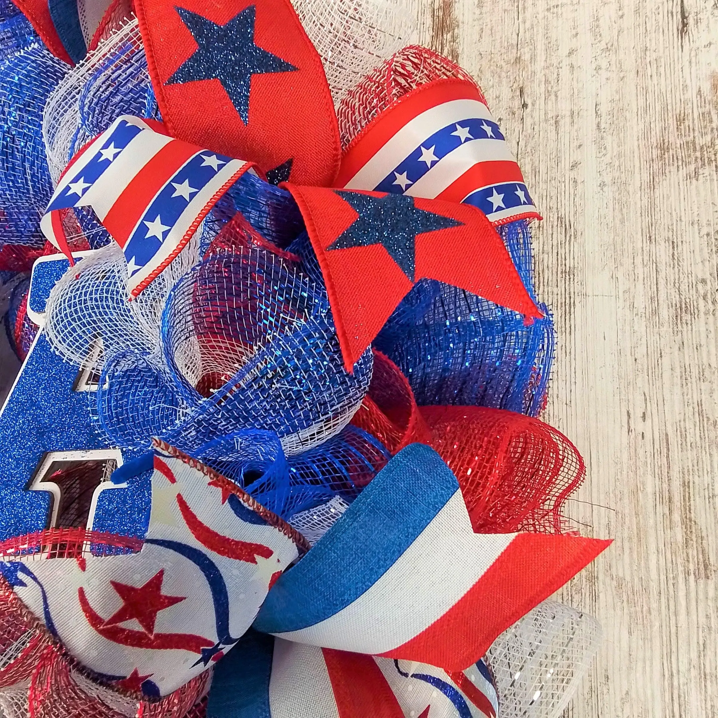 Fourth of July Wreath, USA Decorations