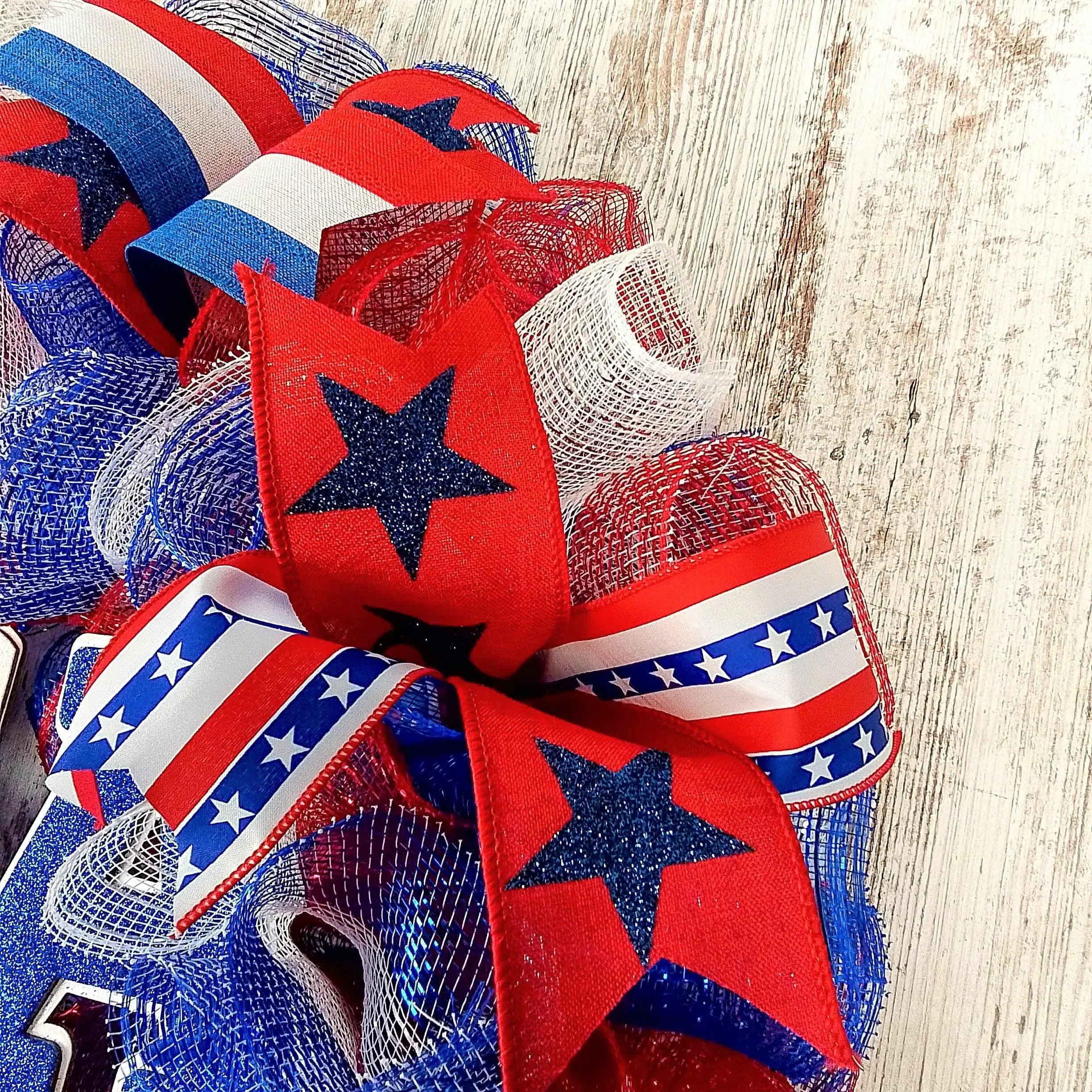Fourth of July Wreath, USA Decorations
