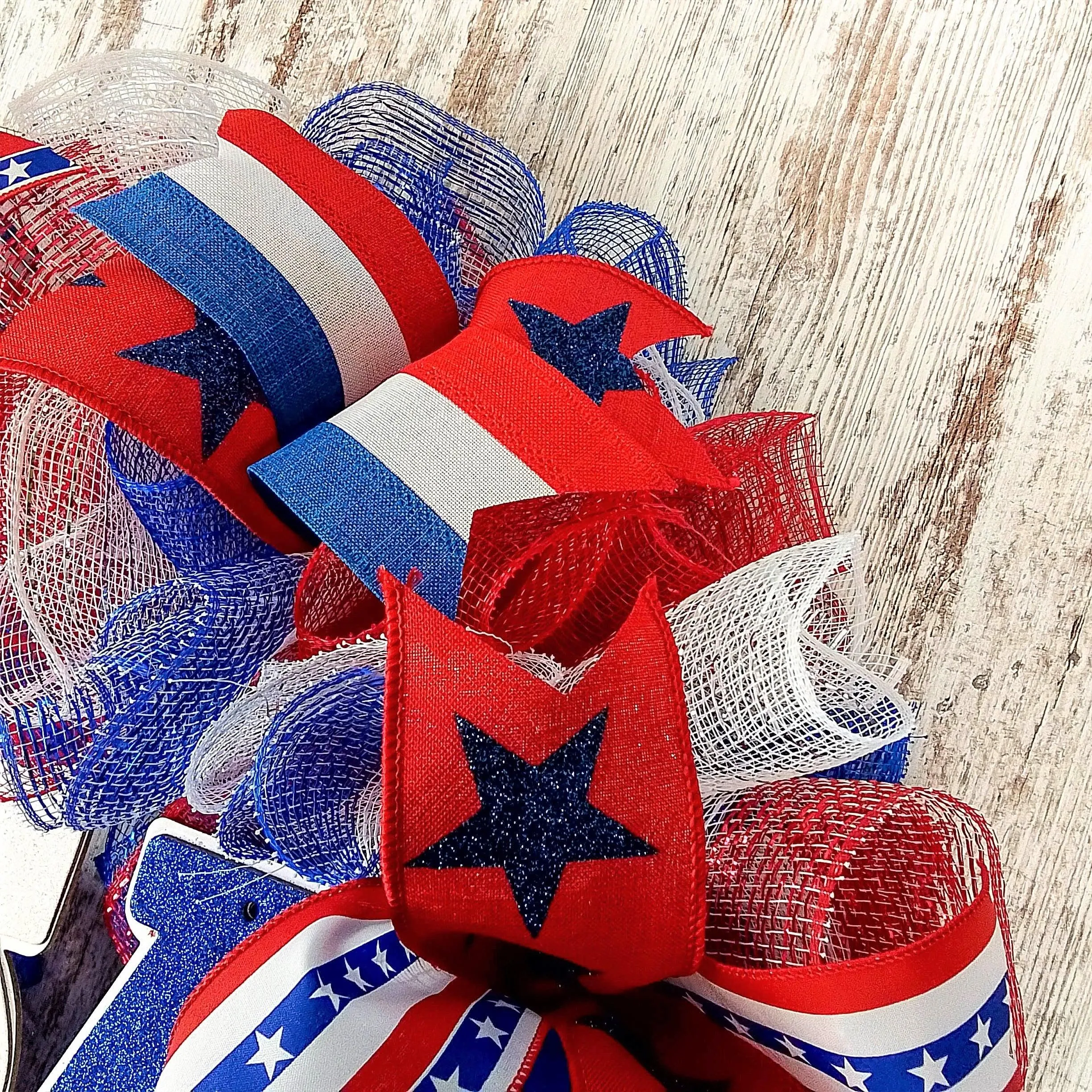 Fourth of July Wreath, USA Decorations