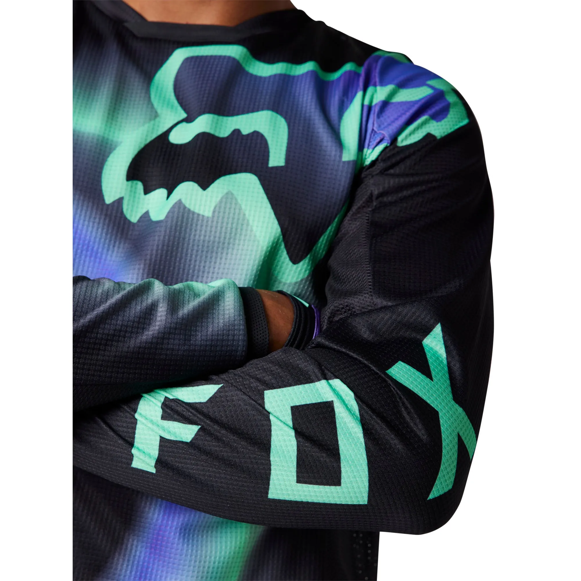 Fox Racing  Mens Black 180 Toxsyk Motocross Jersey Offroad MotoX Long Sleeve