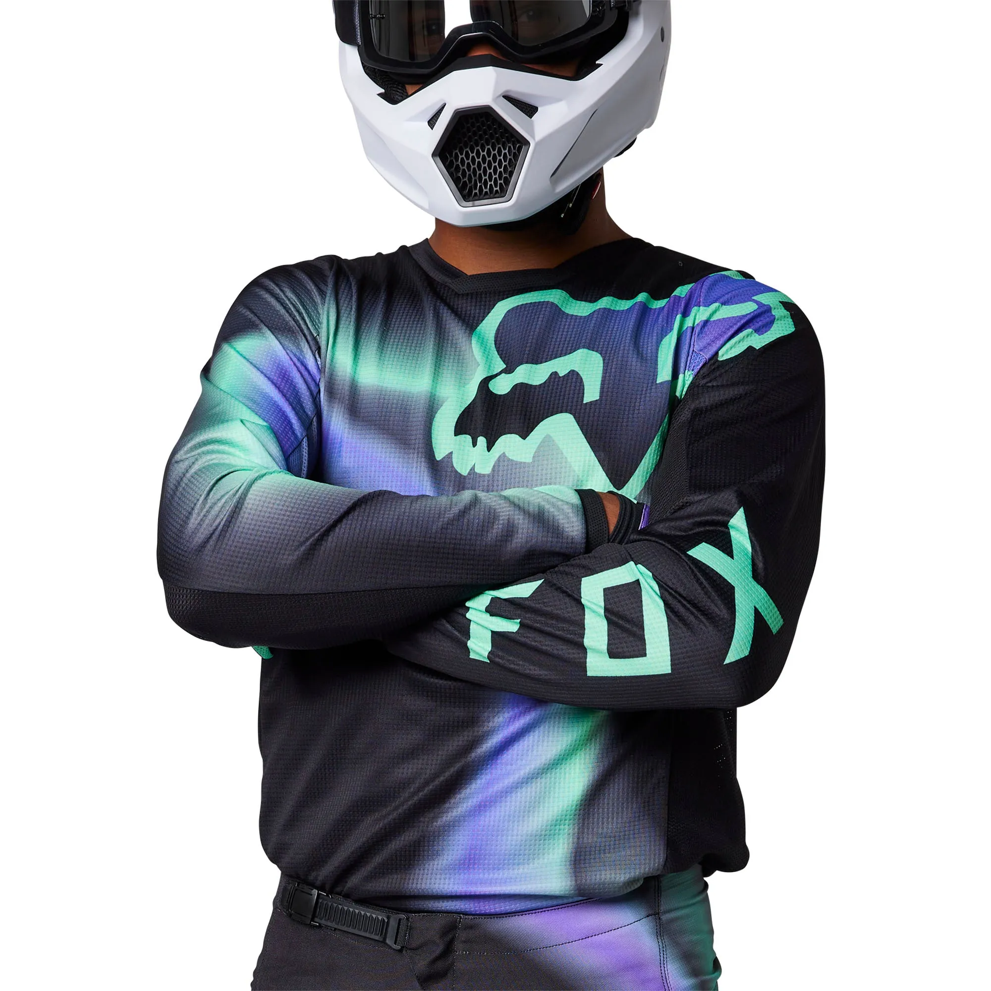 Fox Racing  Mens Black 180 Toxsyk Motocross Jersey Offroad MotoX Long Sleeve