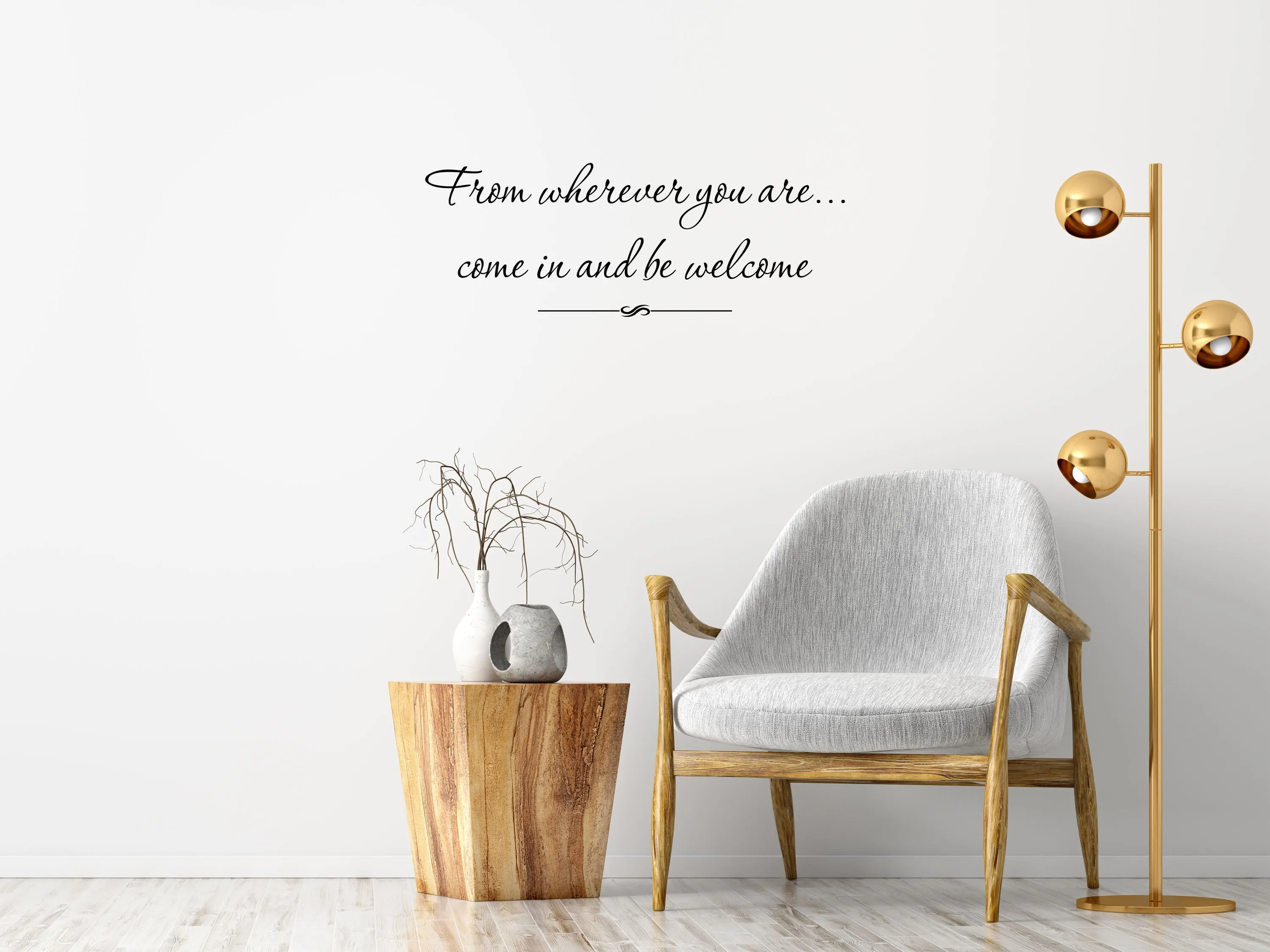 From Wherever You Are Removable Wall Decal