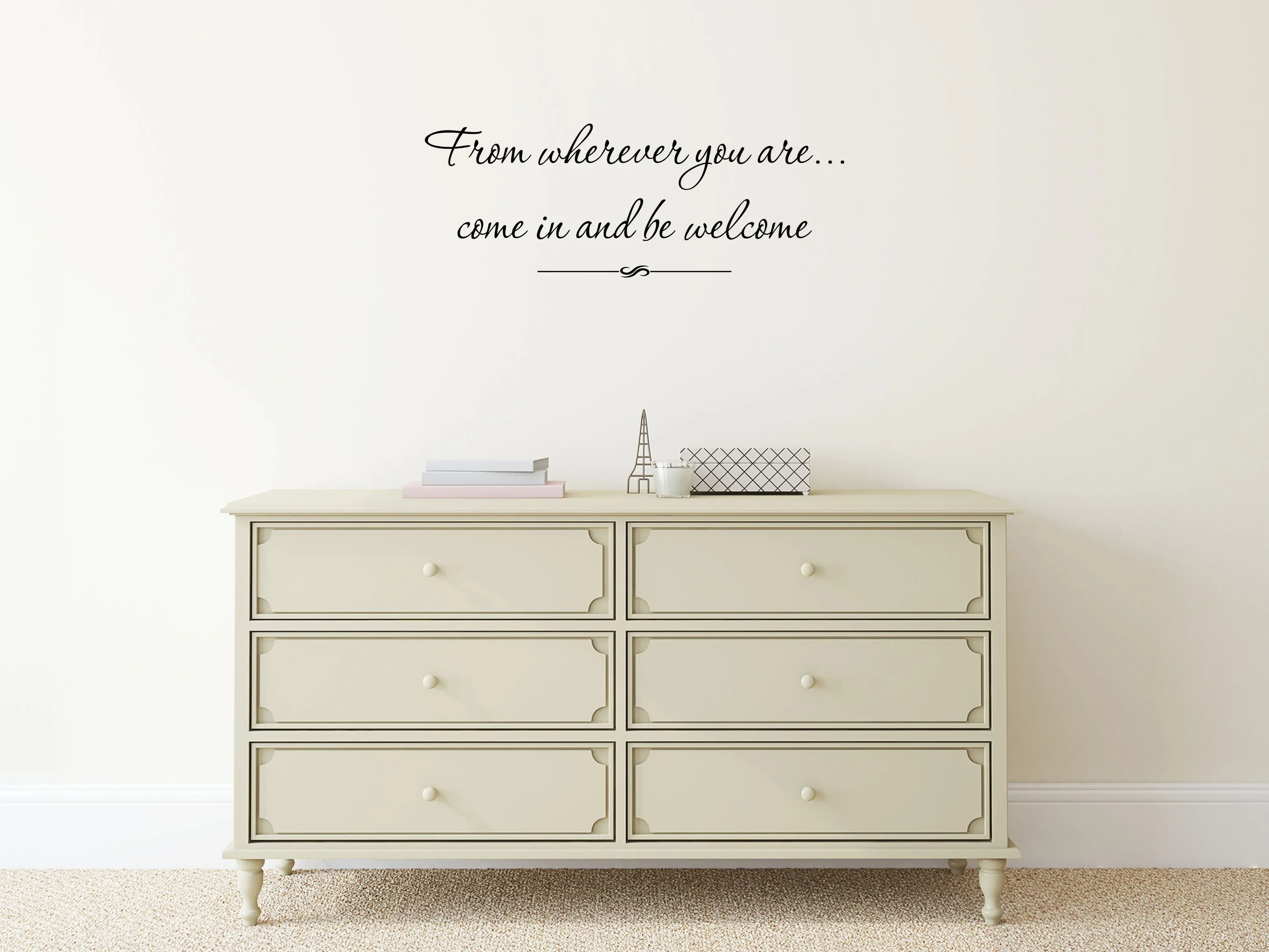 From Wherever You Are Removable Wall Decal