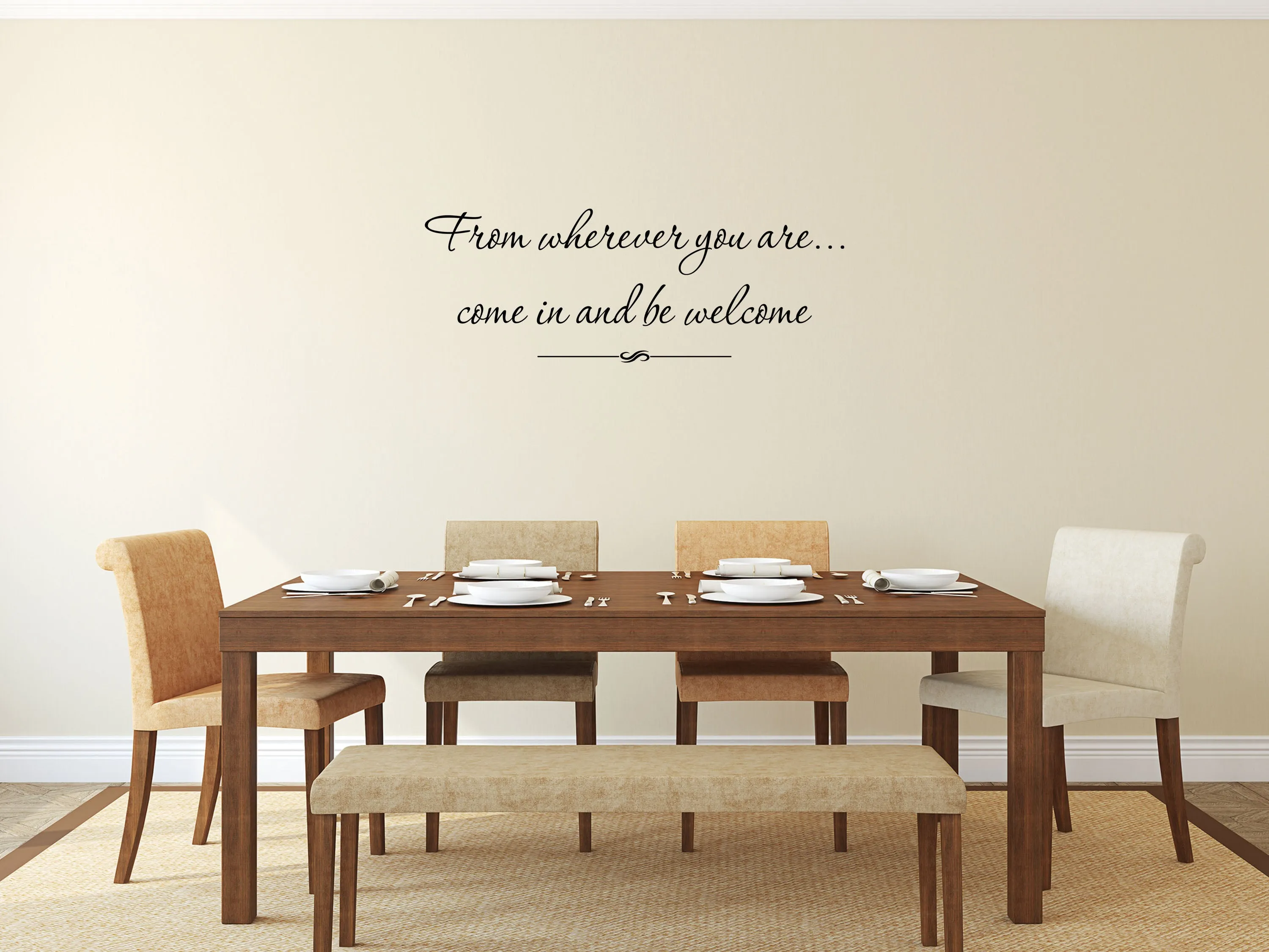 From Wherever You Are Removable Wall Decal