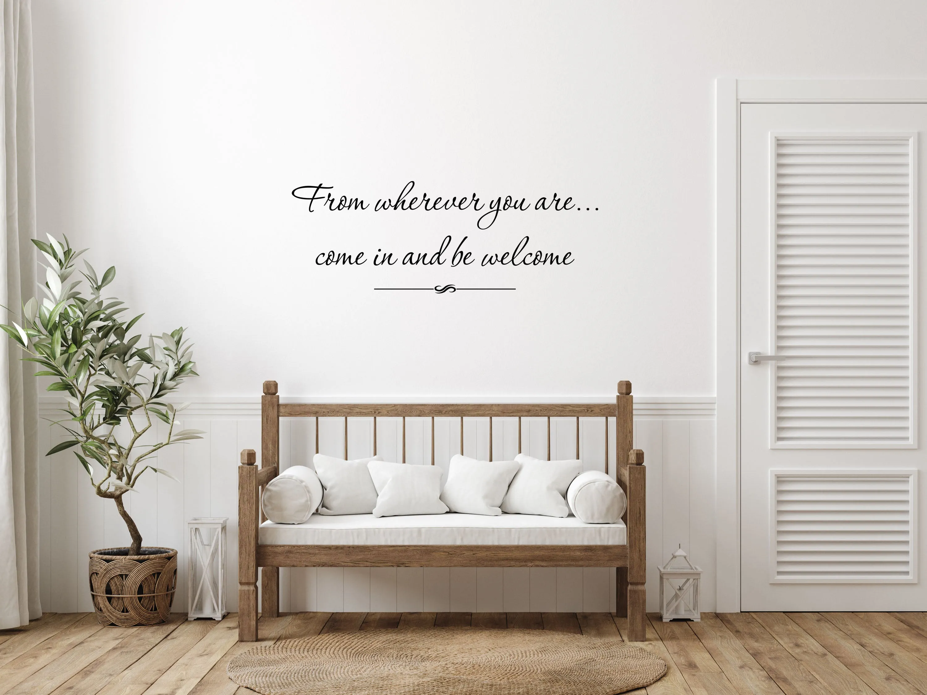 From Wherever You Are Removable Wall Decal