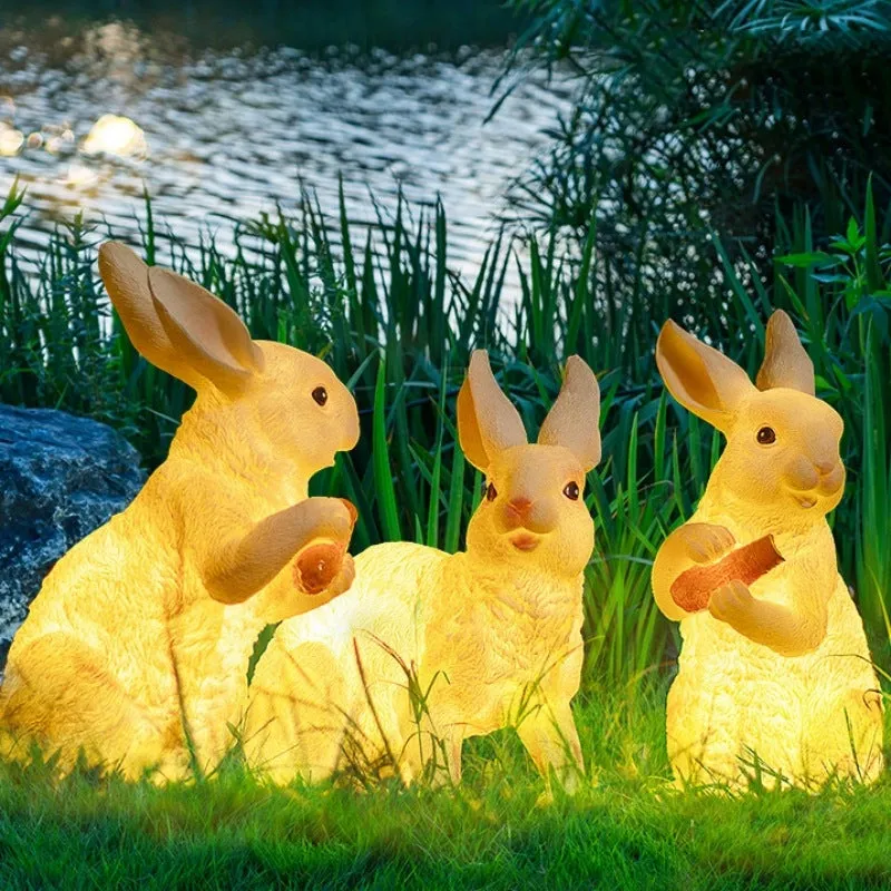 Garden Rabbit Light Outdoor Simulation Decoration