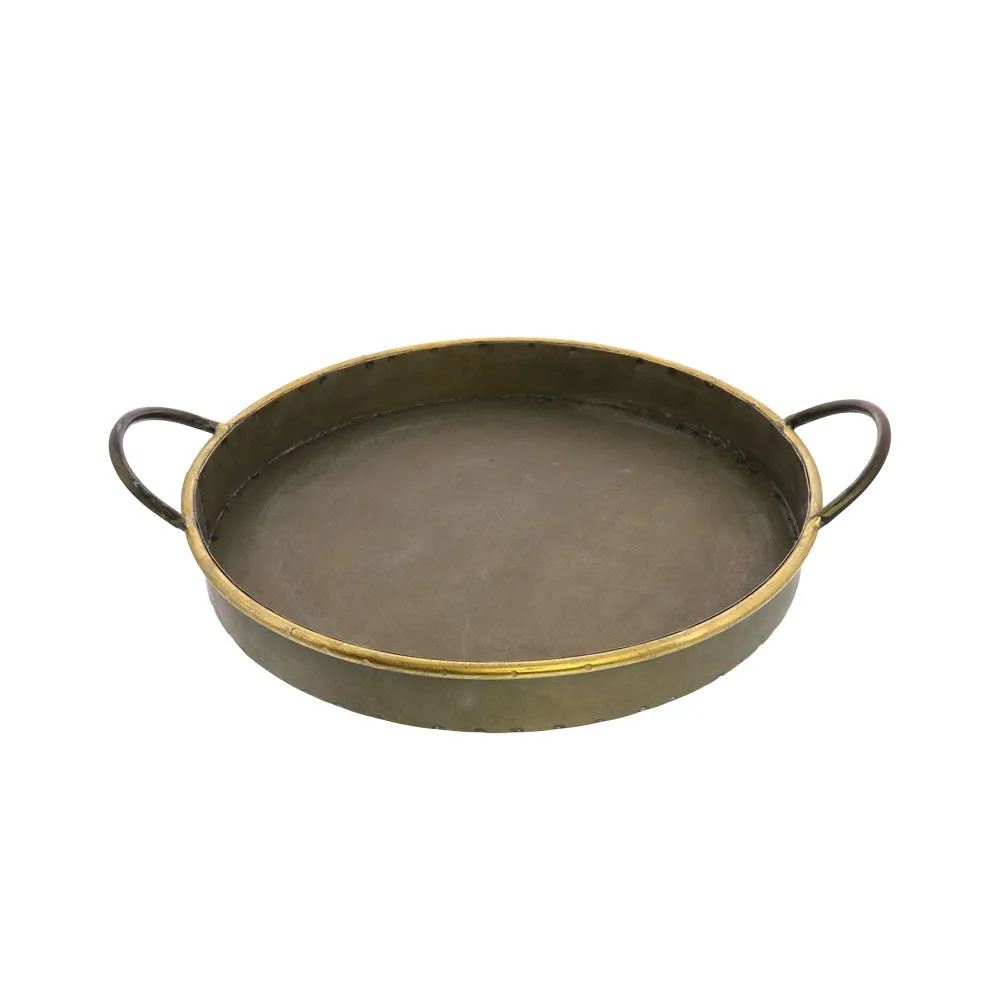 Gerson Galvanized Tray  - Round