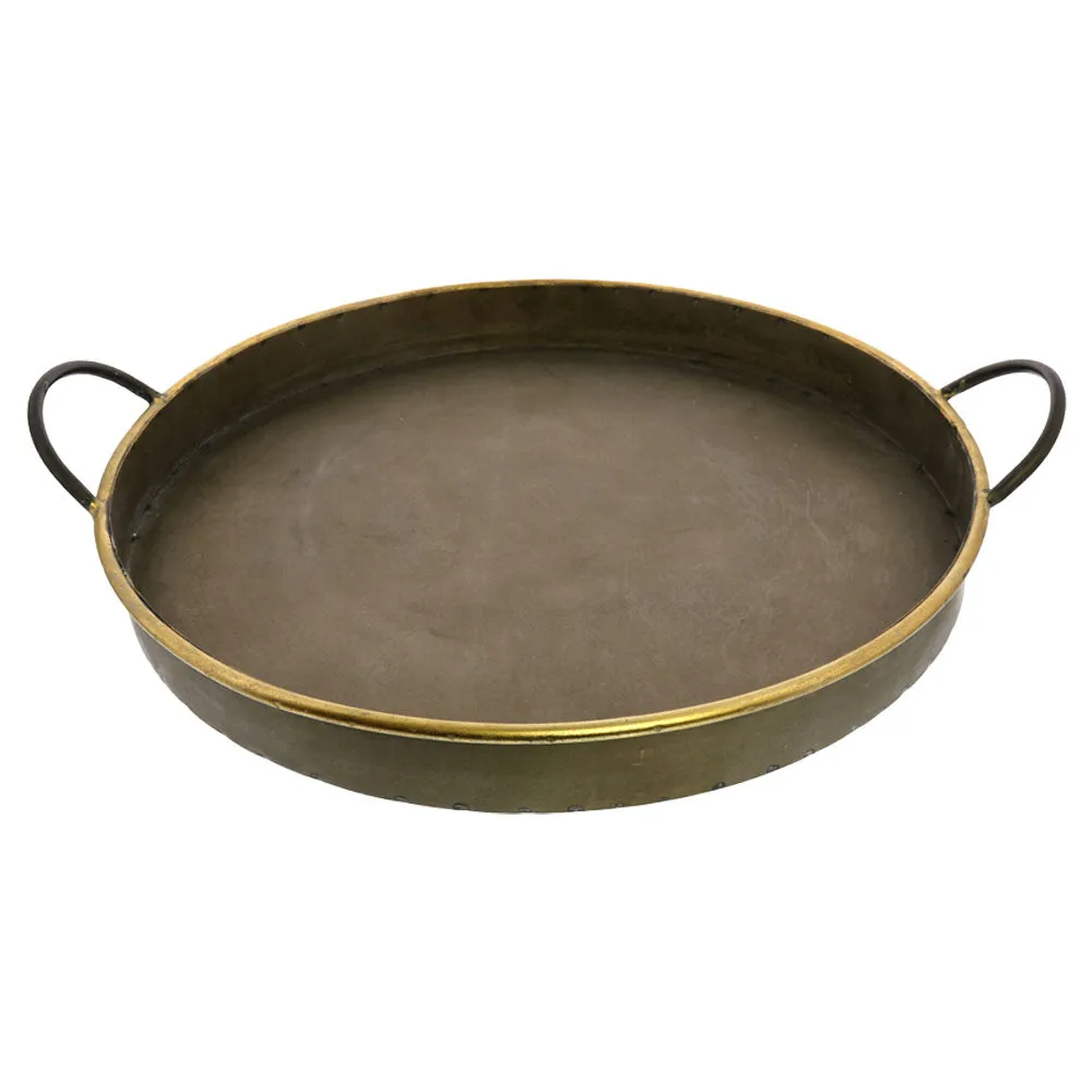 Gerson Galvanized Tray  - Round