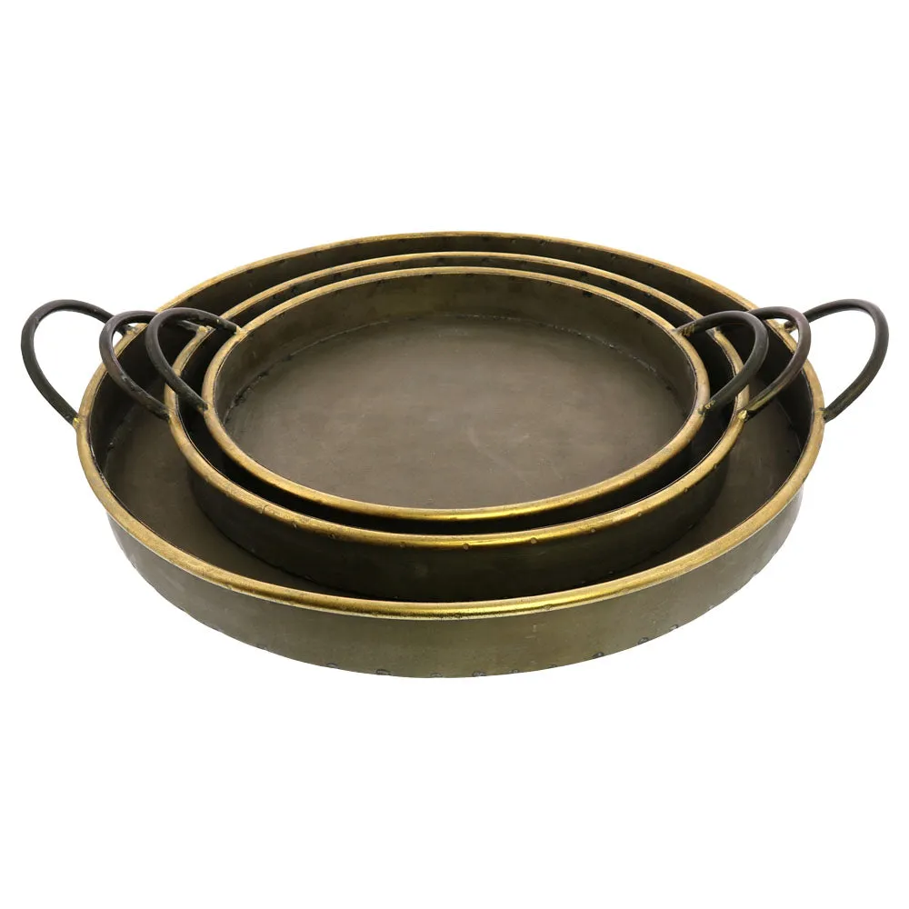 Gerson Galvanized Tray  - Round