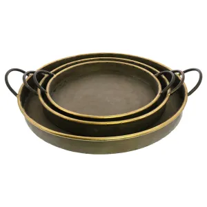 Gerson Galvanized Tray  - Round