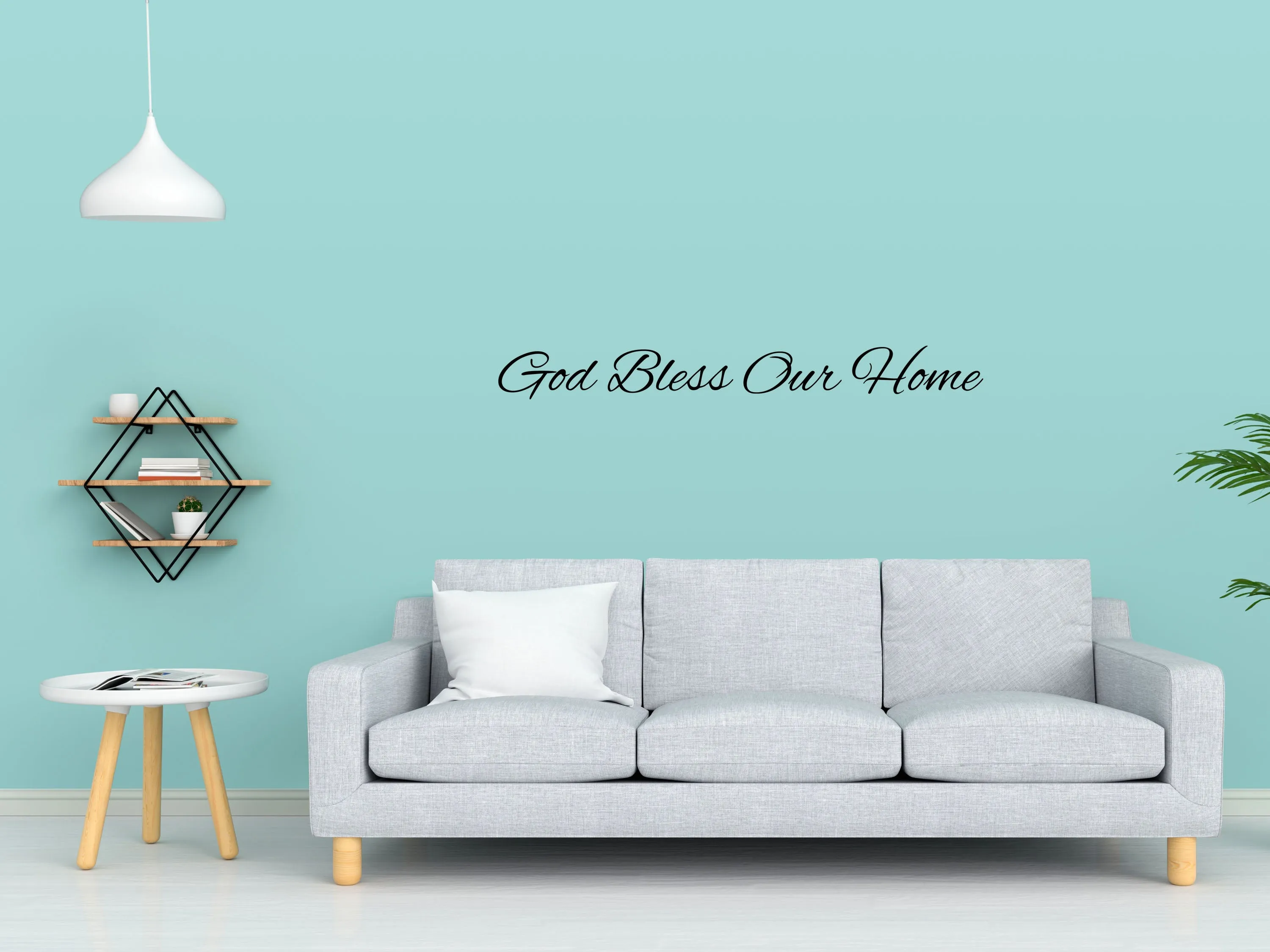 God Bless Our Home Removable Wall Decal
