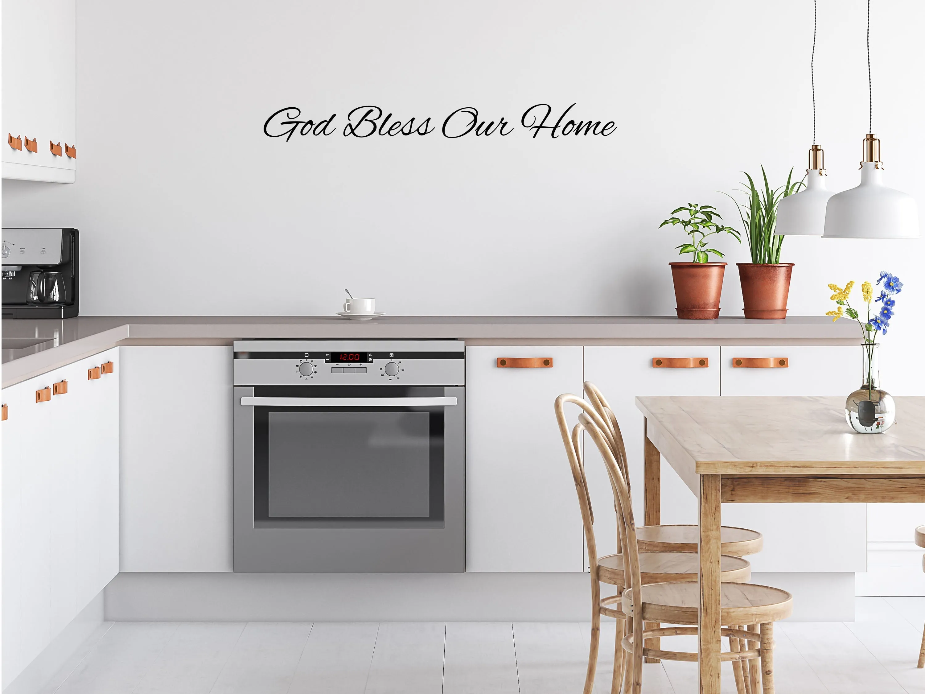 God Bless Our Home Removable Wall Decal