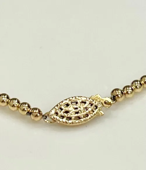 Gold Beaded Necklace for Baby & Child