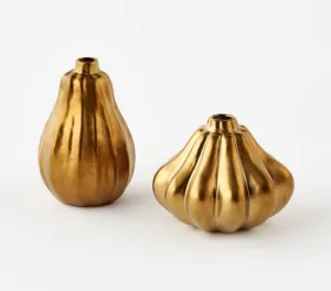 Gold Pumpkin Vase