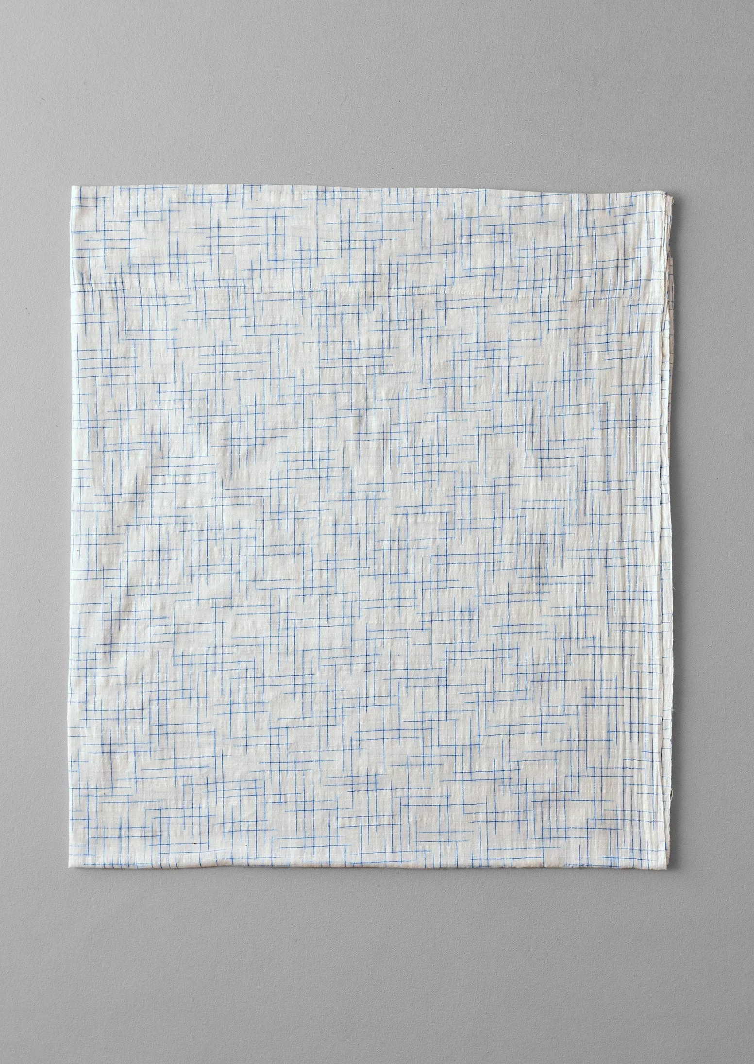 Hand Woven Space Dye Curtain Set | Chalk/Breeze Blue