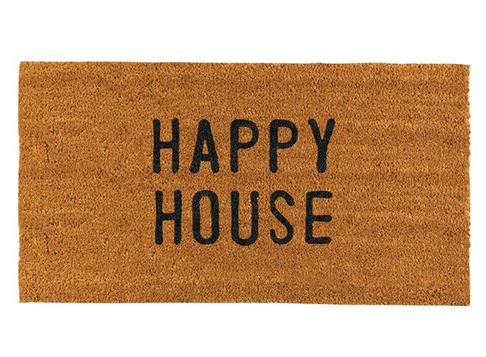 Happy House Door Mat