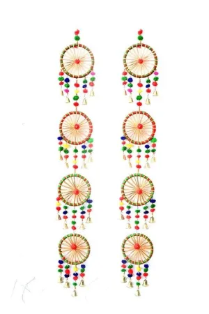 Home Decoration Bedroom Wall Hangings Wind Chimes for Kidsroom Bedroom Handmade Wall Décor & Home Decorative Items for Best wishesh(Set of-2)