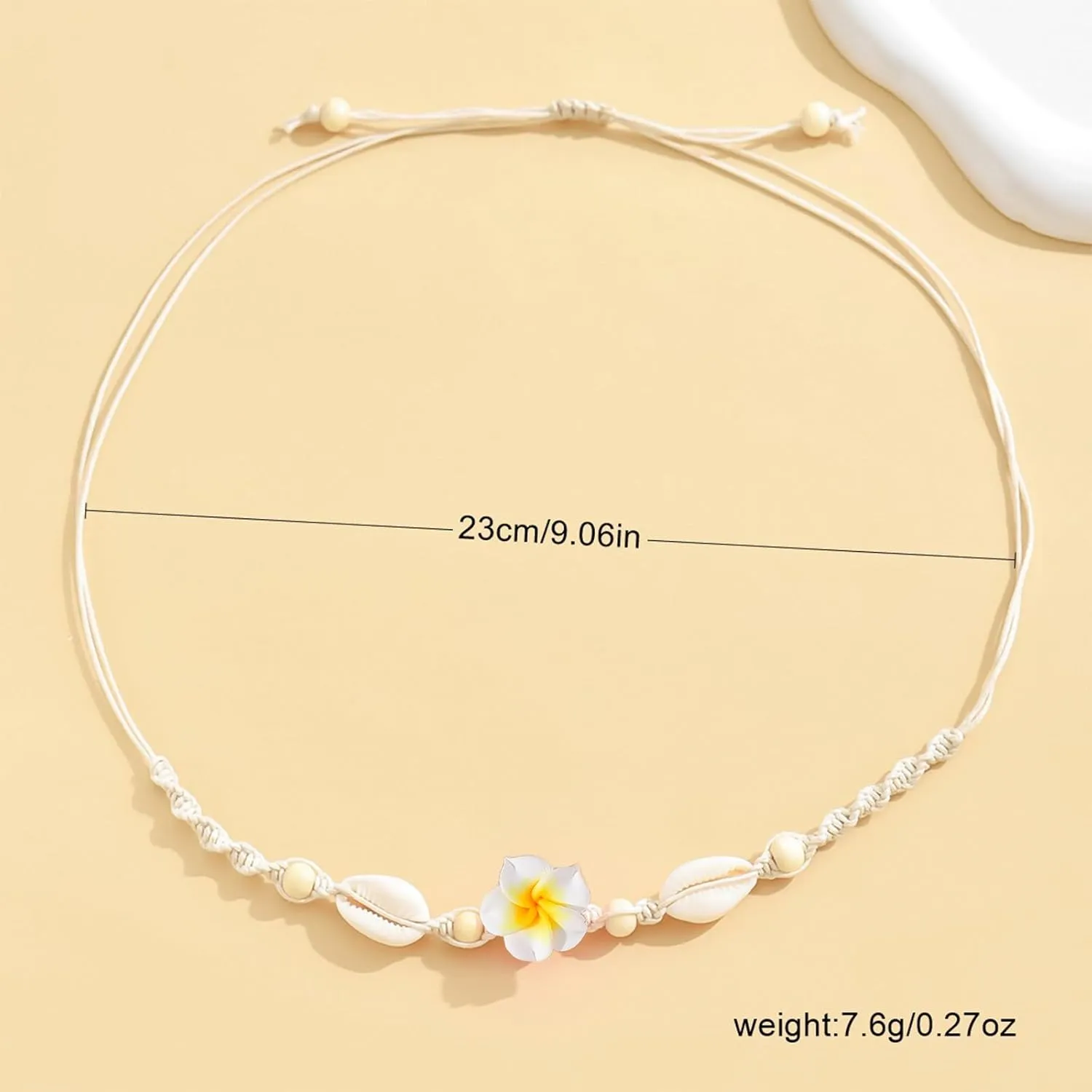 HUASAI Shell Necklace for Women Trendy Layered Starfish Necklace White Seashell Jewelry Summer Outfits for Women Beach Jewelry Accessories Beach Vacation Essentials