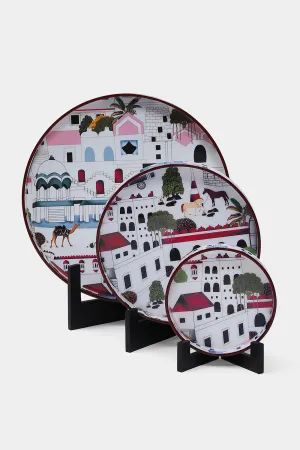 Jaiscape  Rondelle Tray Set