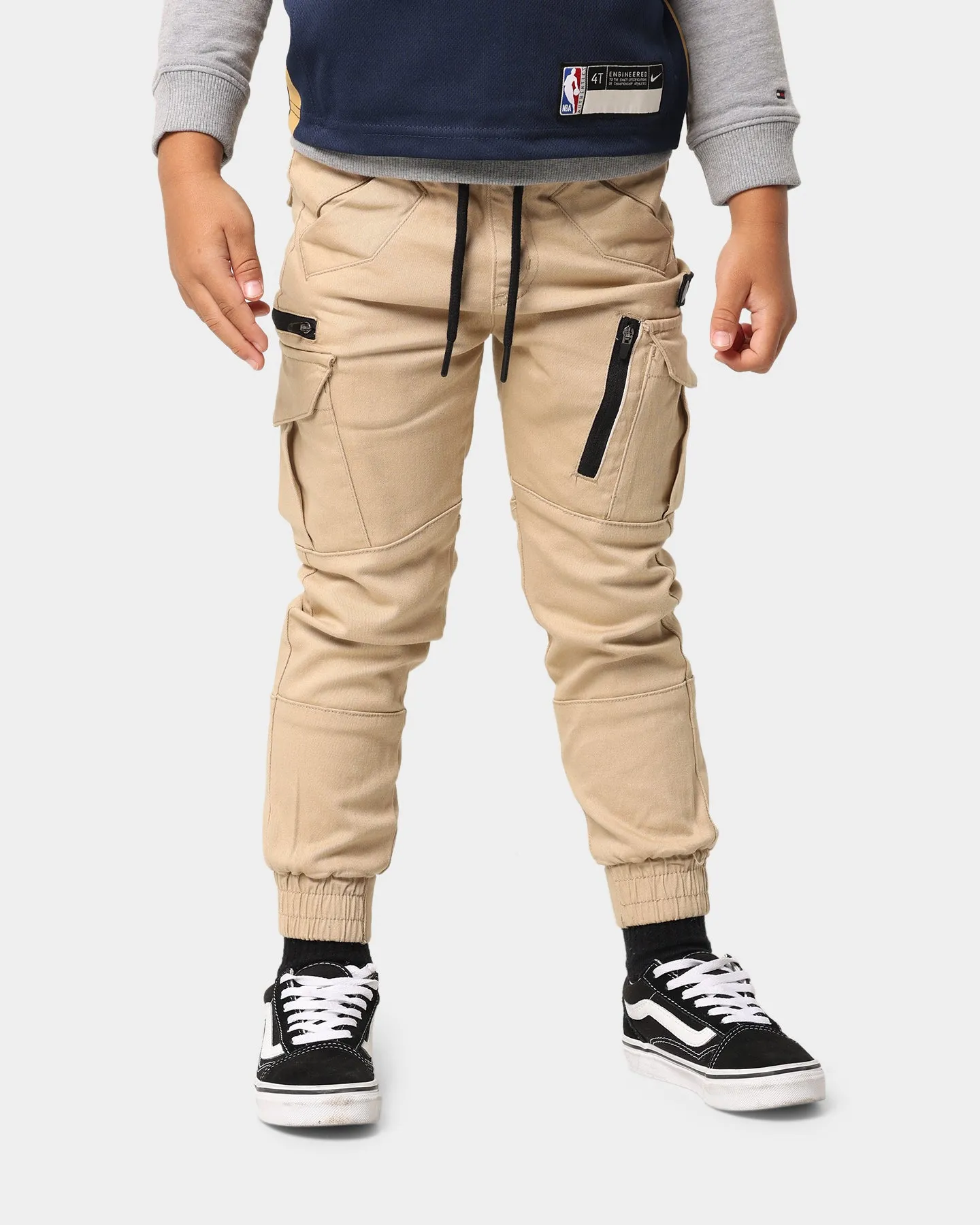 Lil Hommé Kid's Evolution Cargo Jogger Stone/Black