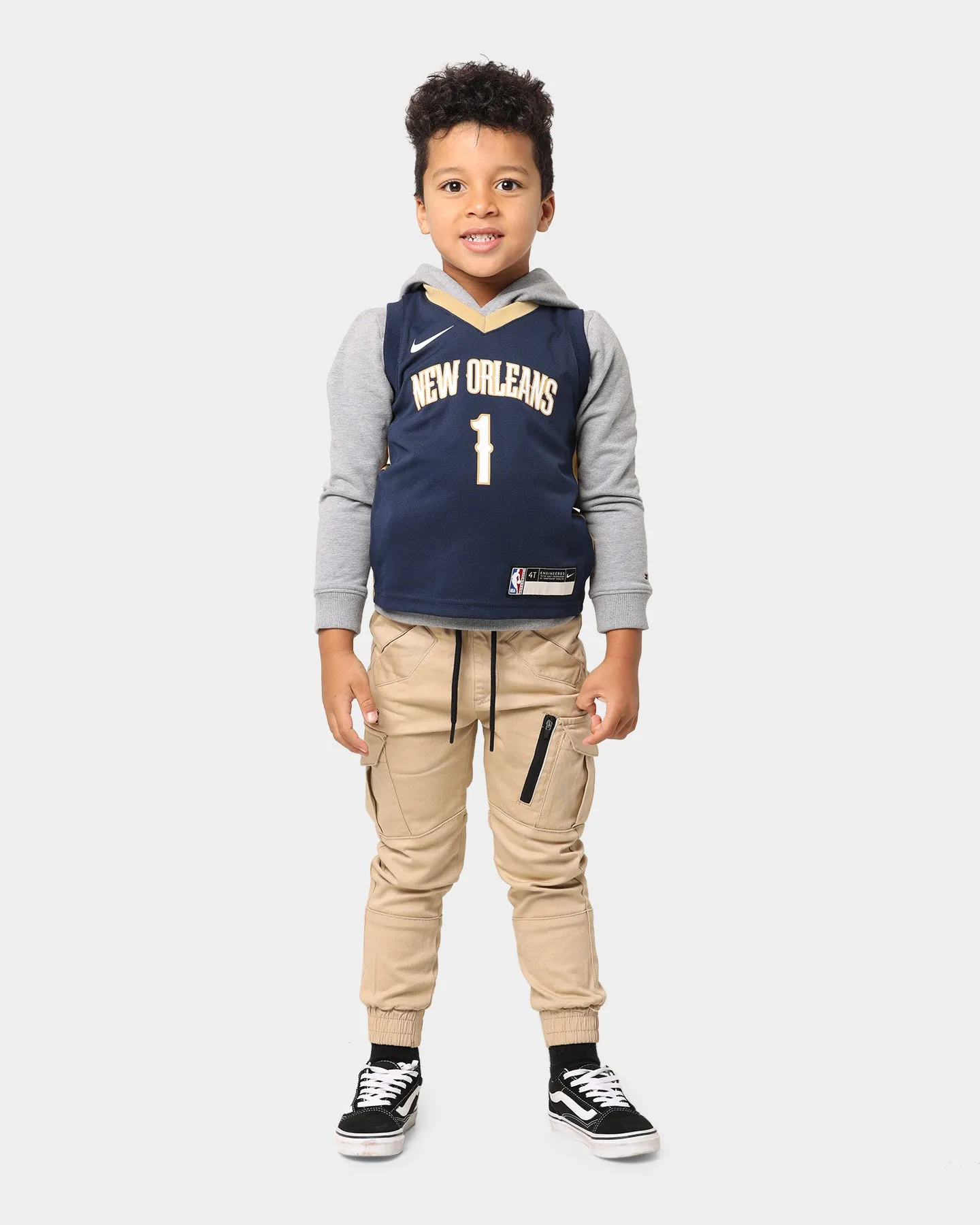 Lil Hommé Kid's Evolution Cargo Jogger Stone/Black