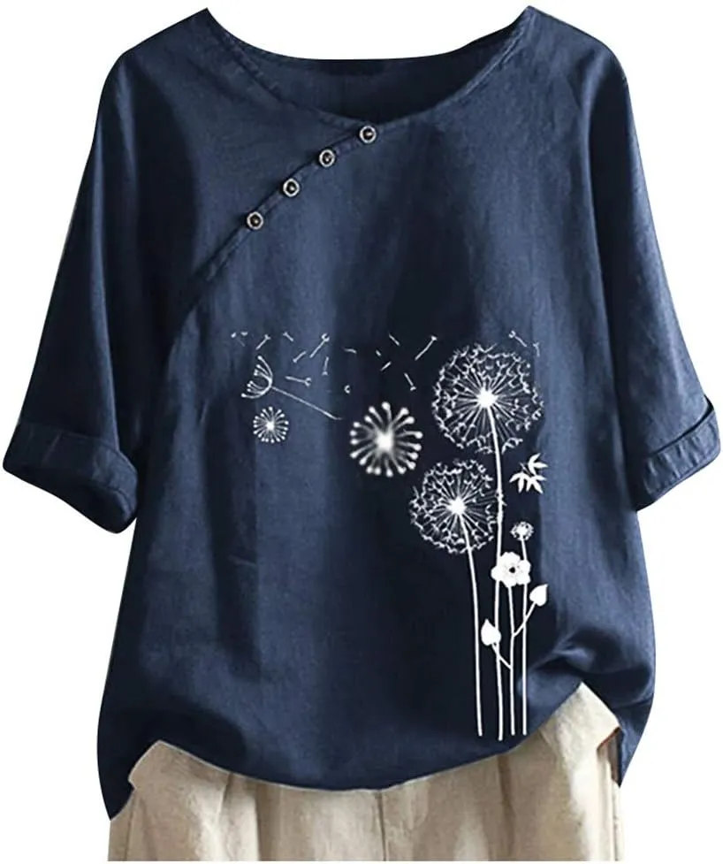 Linen Mens Shirts Summer Tops for Women 2025 Trendy Vacation 3XLt Shirts for Men Big and Tall Funny