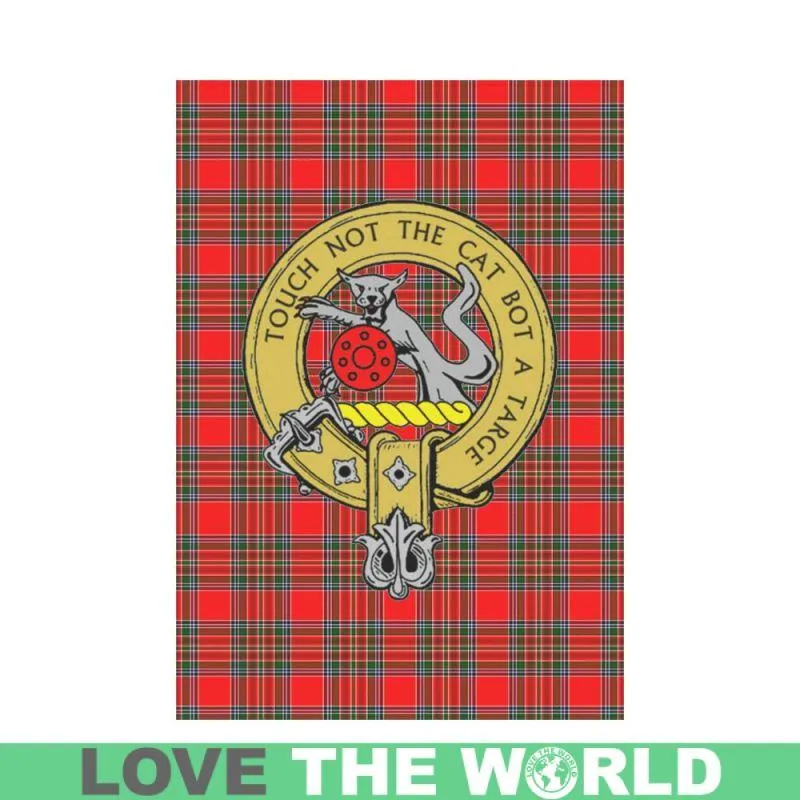 Macbean Tartan Flag - Clan Badge K7