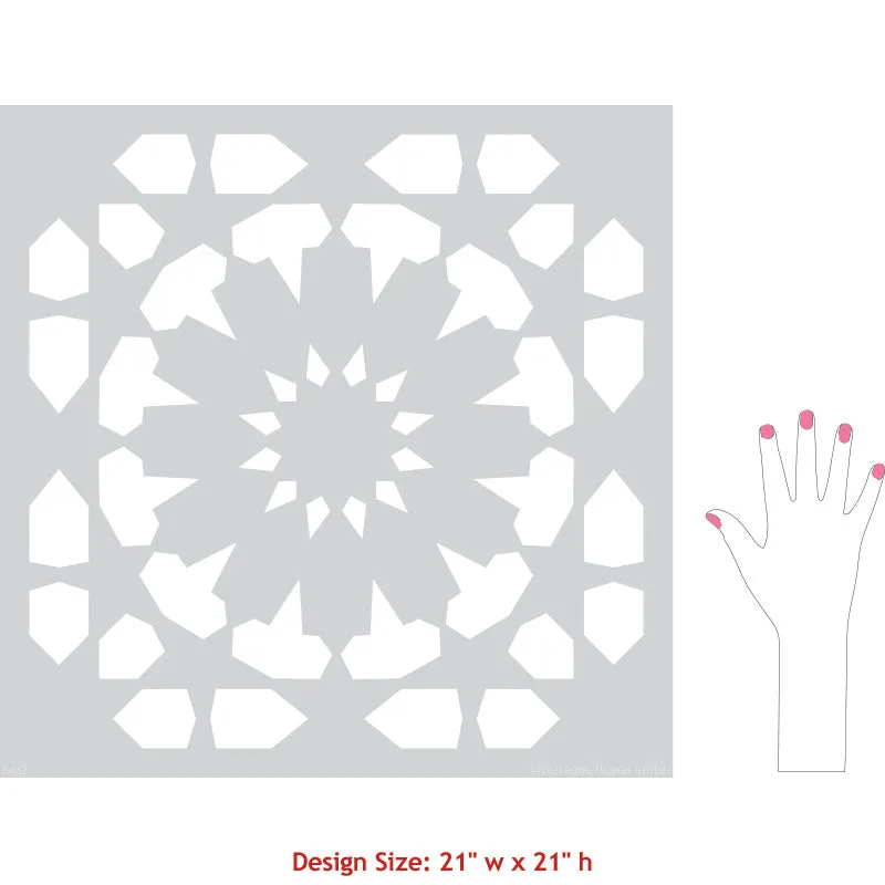 Marhaba Moroccan Tile Stencil