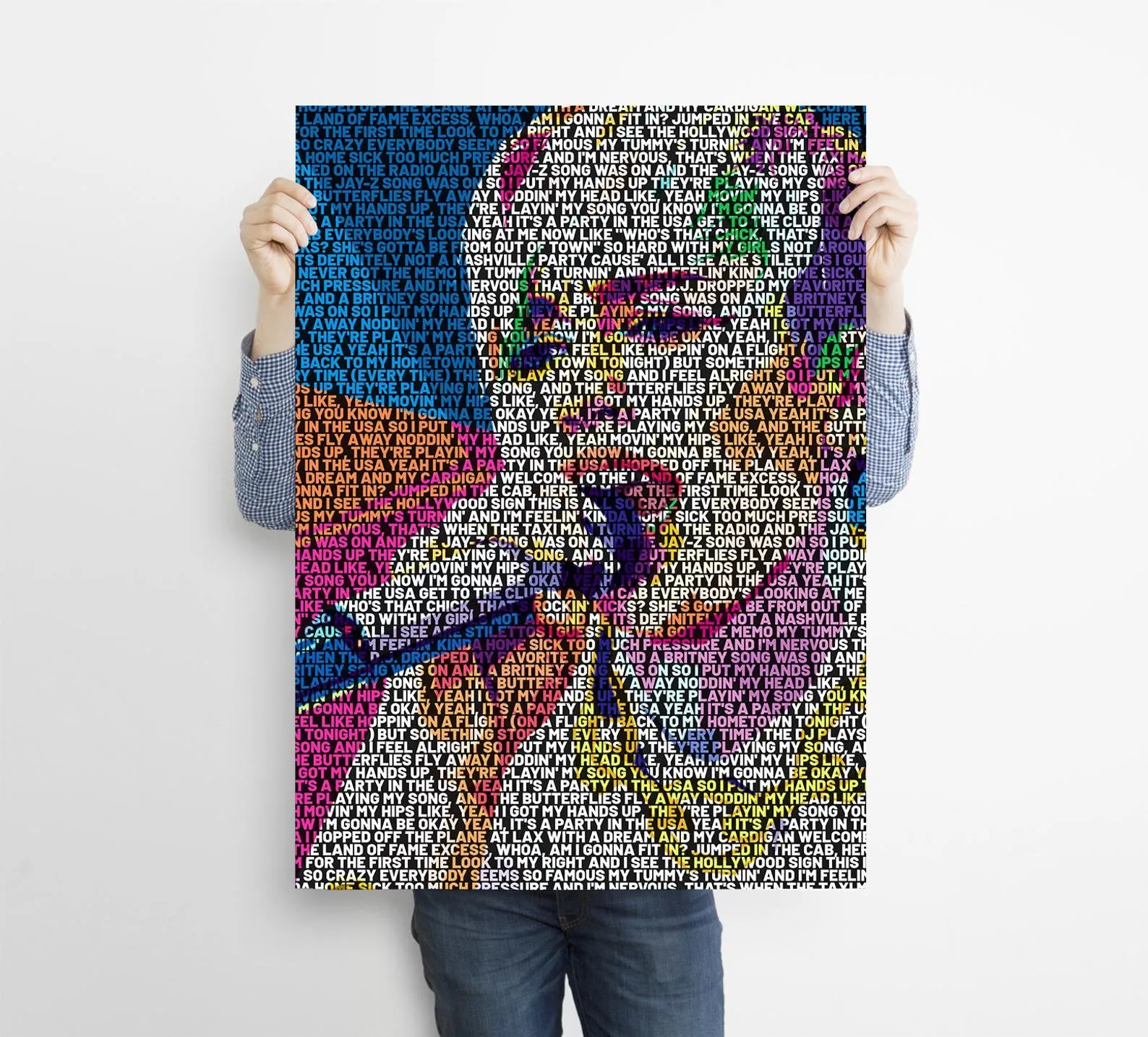 Miley Cyrus Custom Printing, Home Decor, Wall Hanging, Custom Music Canvas, Miley Cyrus Home Decor, Singer Canvas Rolls