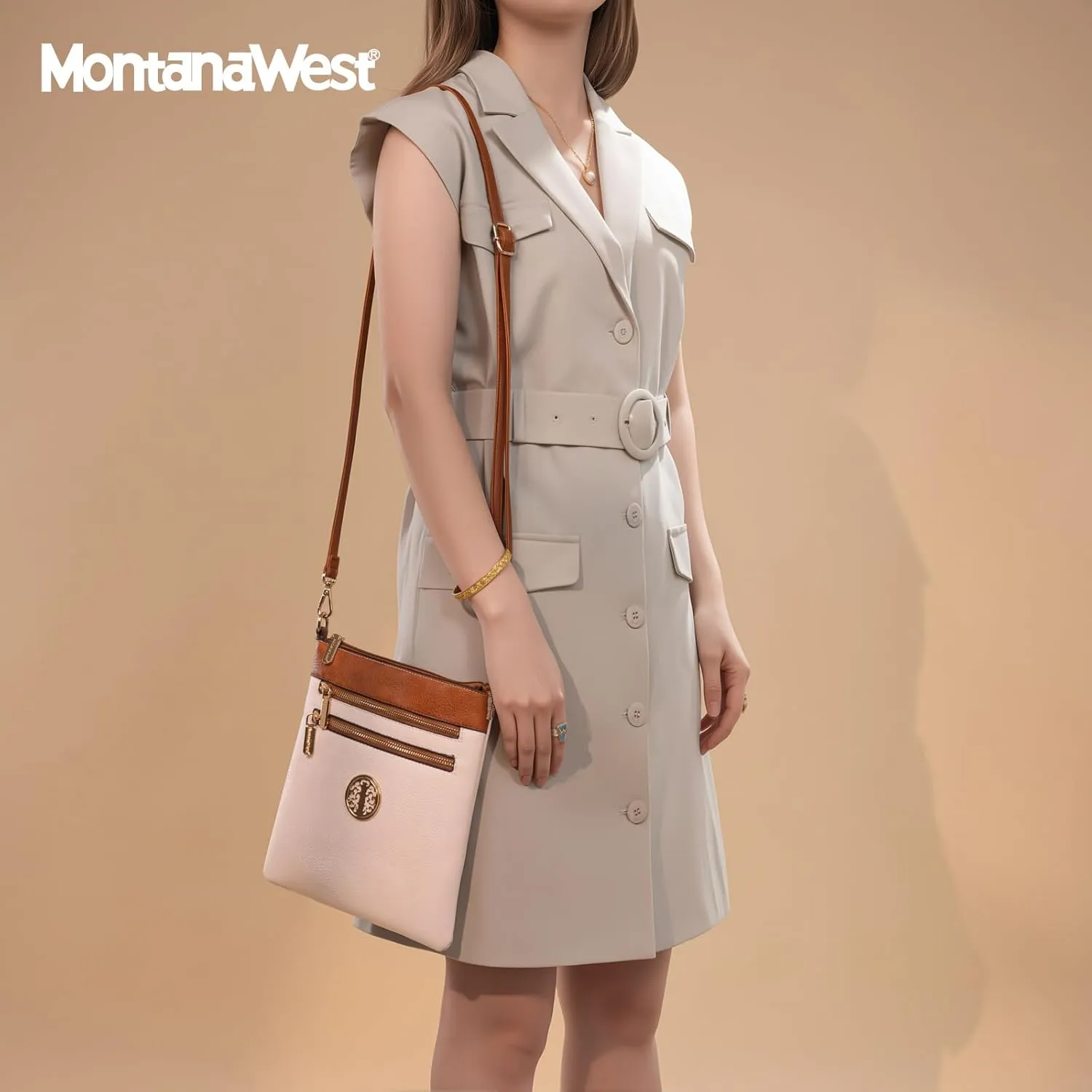 Montana West Crossbody Bags for Women Multi Pocket Cross Body Bag Purses with Adjustable Strap