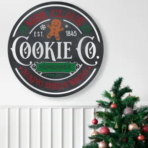 Mrs Claus Christmas Metal Sign