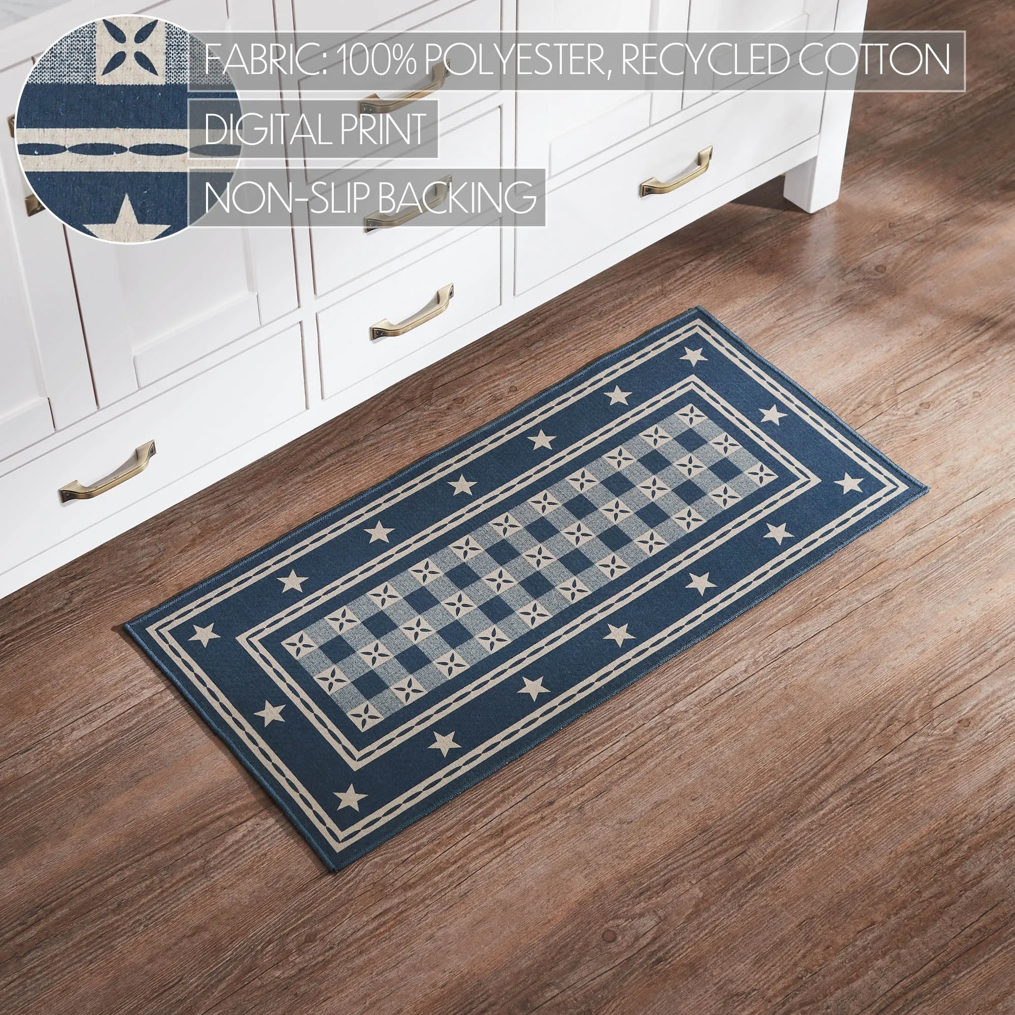 My Country Polyester Rug Rect 17x48