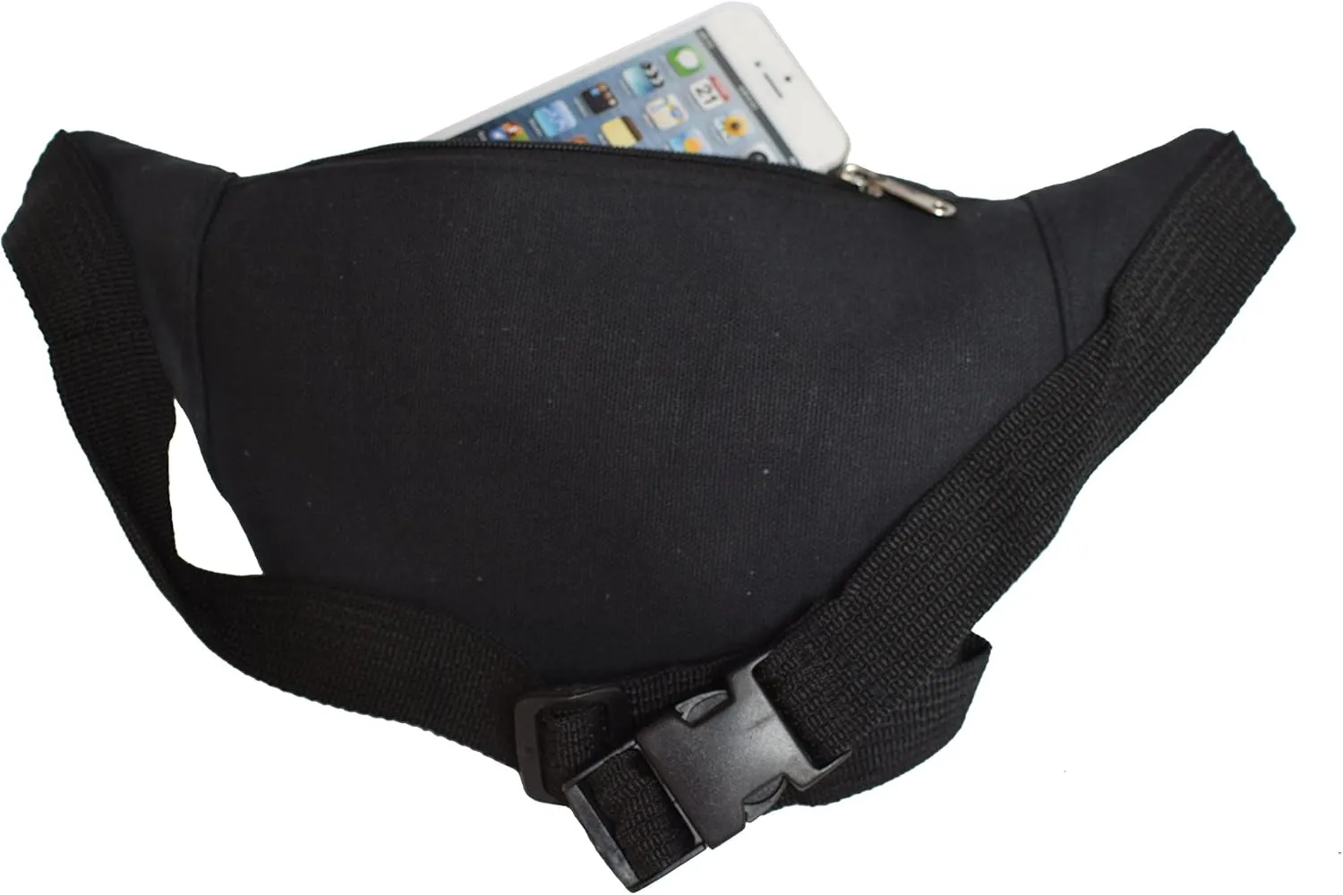 Nylon Fanny Pack Pouch Waist Bag Slim Design Hiking Camping Outdoors Traveling (Shapes)