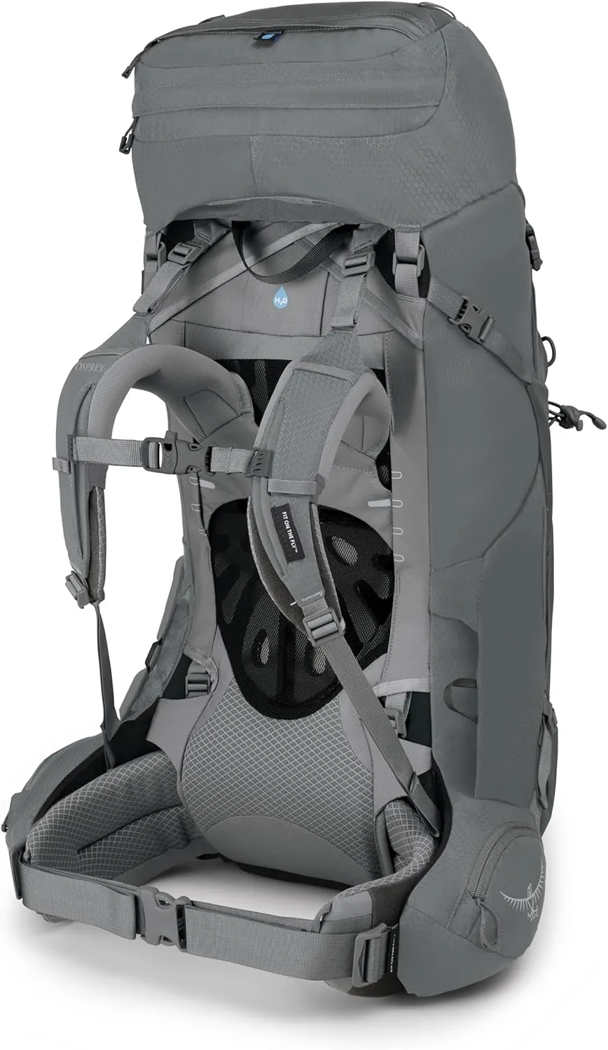 Osprey Ariel 55L Women's Backpacking Backpack, Medium Gray, WM/L