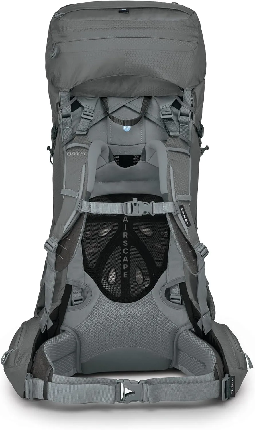 Osprey Ariel 55L Women's Backpacking Backpack, Medium Gray, WM/L