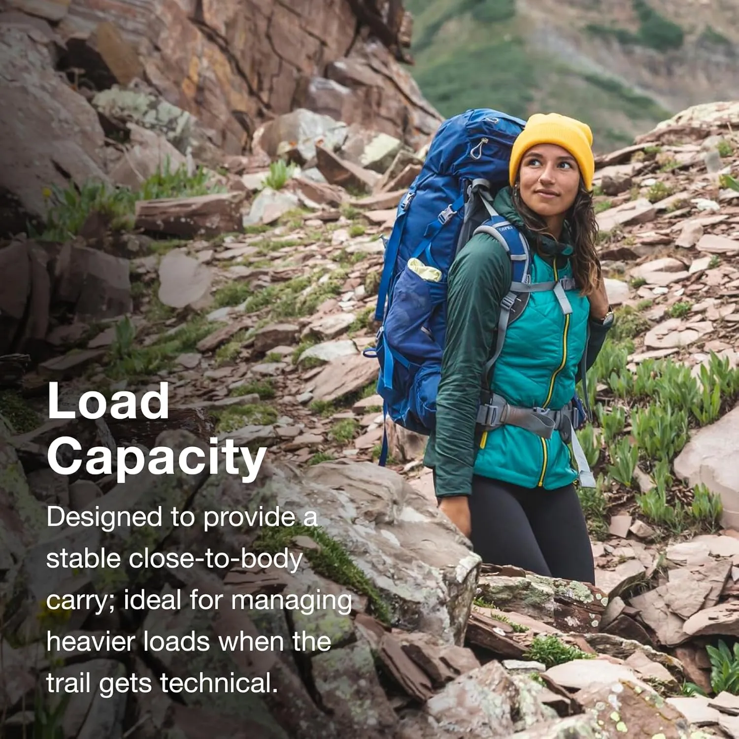 Osprey Ariel 55L Women's Backpacking Backpack, Medium Gray, WM/L