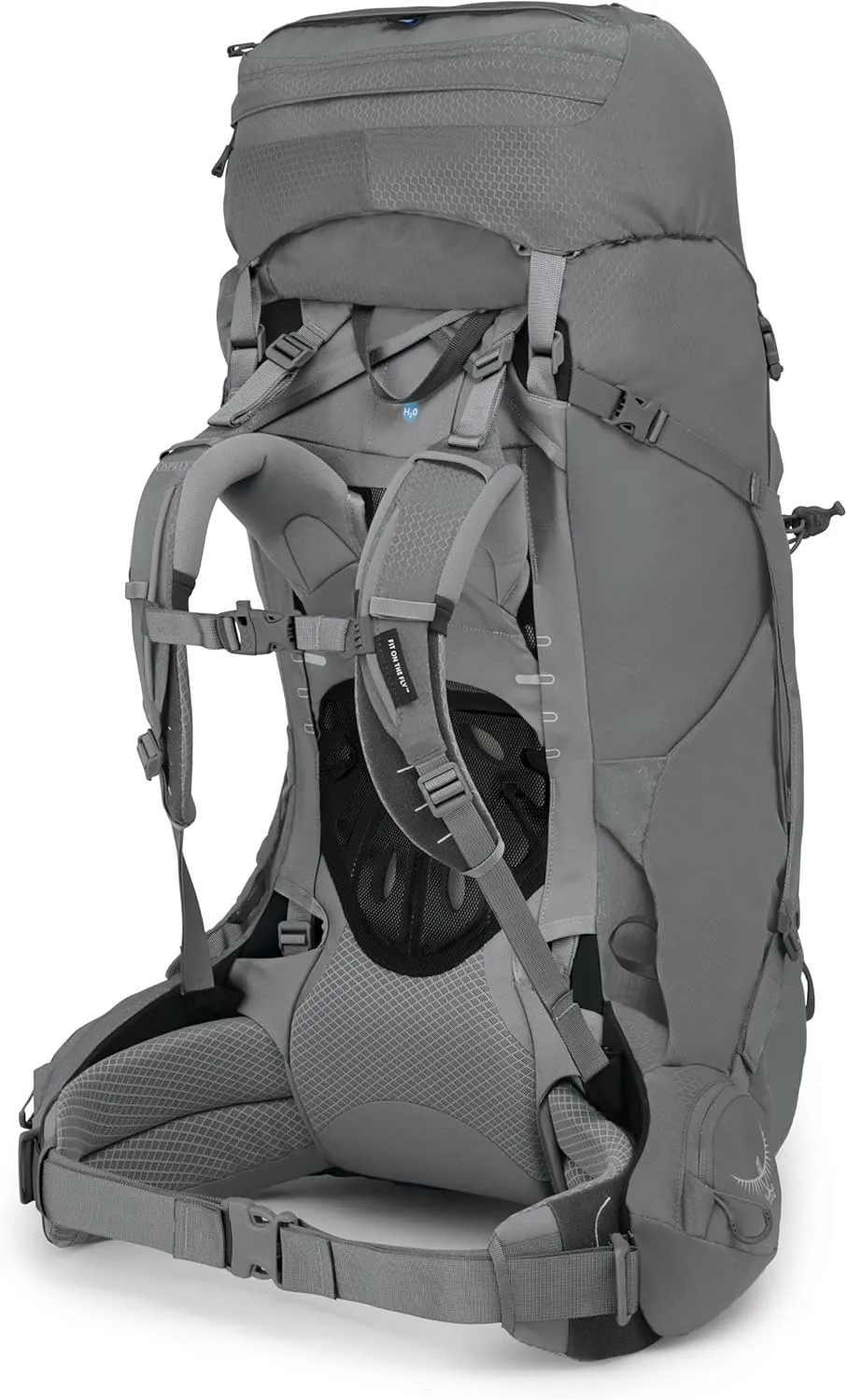 Osprey Ariel 65L Women's Backpacking Backpack, Medium Gray, WM/L