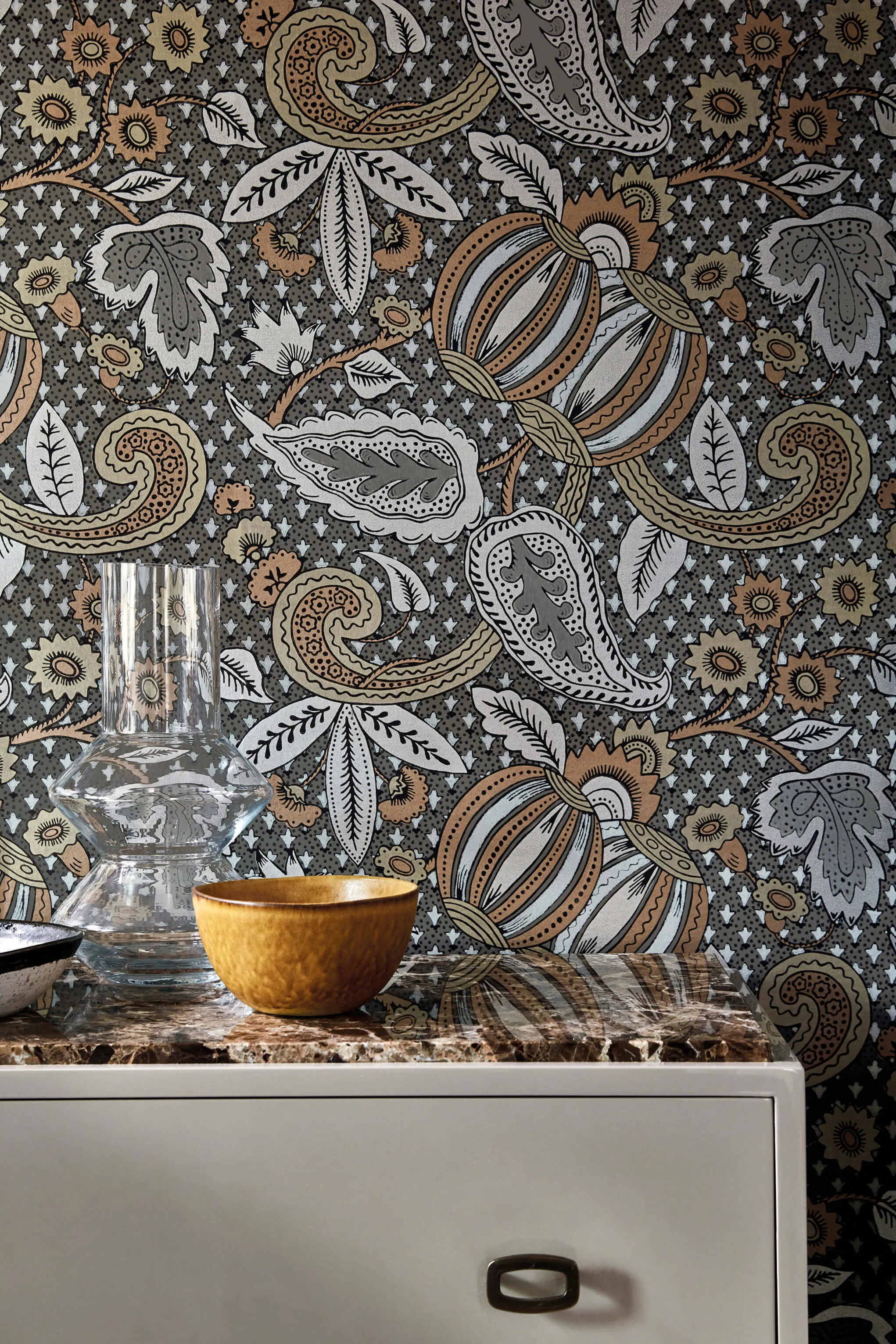 Pomegranate Wallpaper by Little Greene