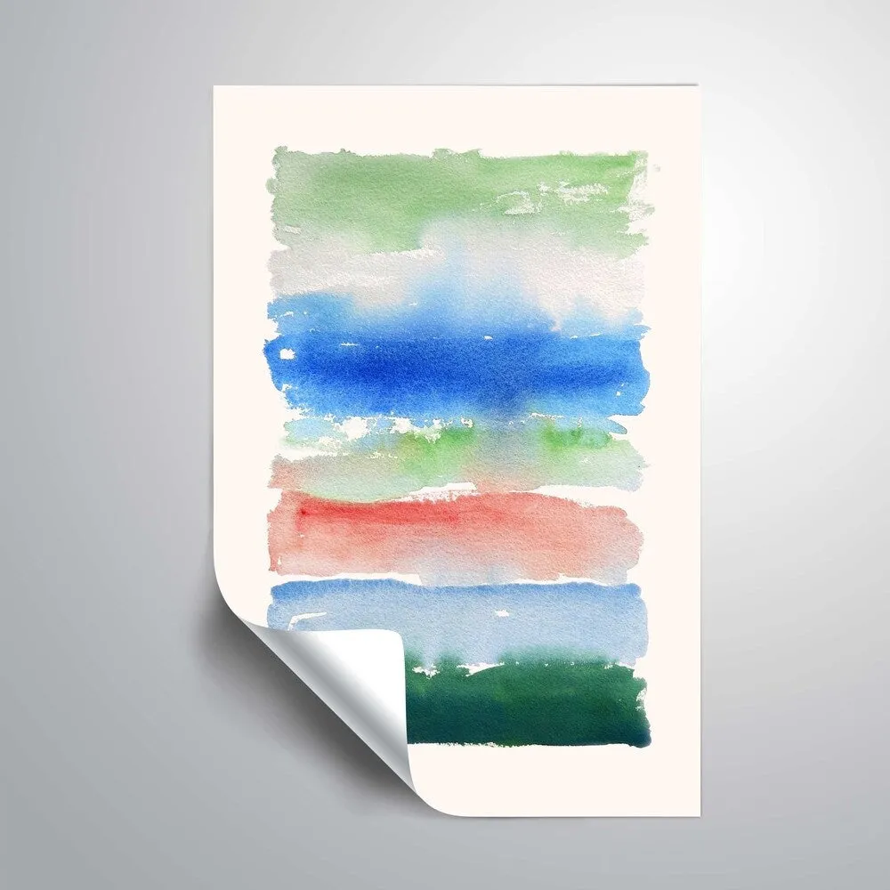 " Cool Spectrum" Removable Wall Art Mural
