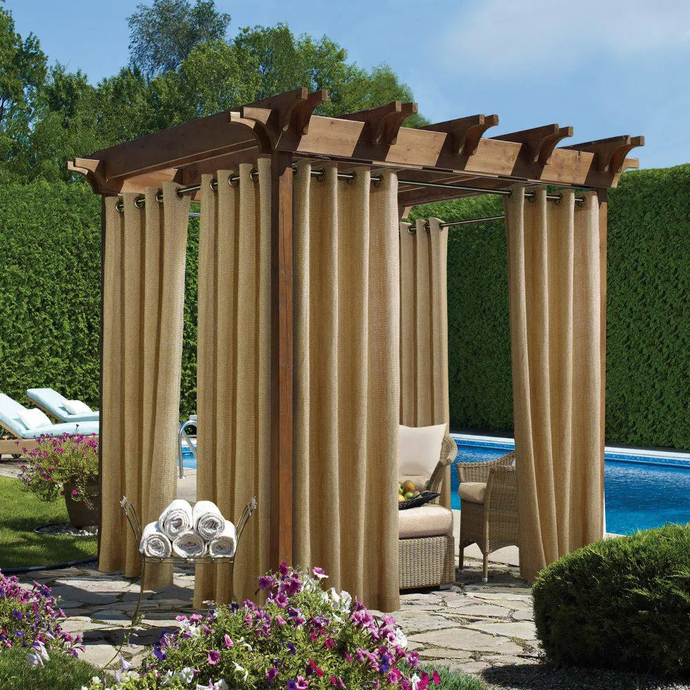 Raffia Outdoor Grommet Top Panel