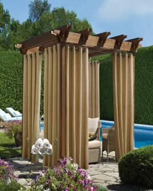 Raffia Outdoor Grommet Top Panel