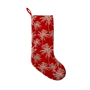 Red Palm Trees Stocking
