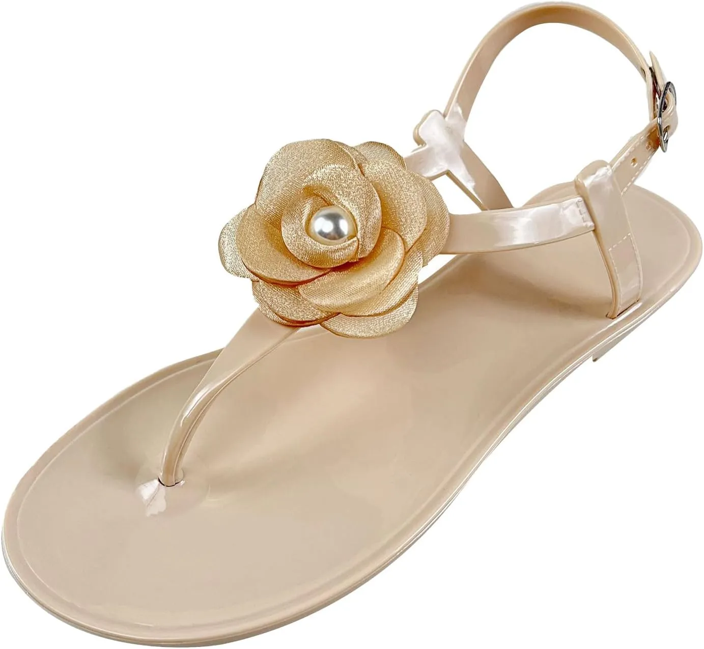 Sandals For Women 2024 Thong Sandals For Women Orthodontic Open Toe Shoes Beach Flats Ladies Buckle Strap Flip Flops Slides