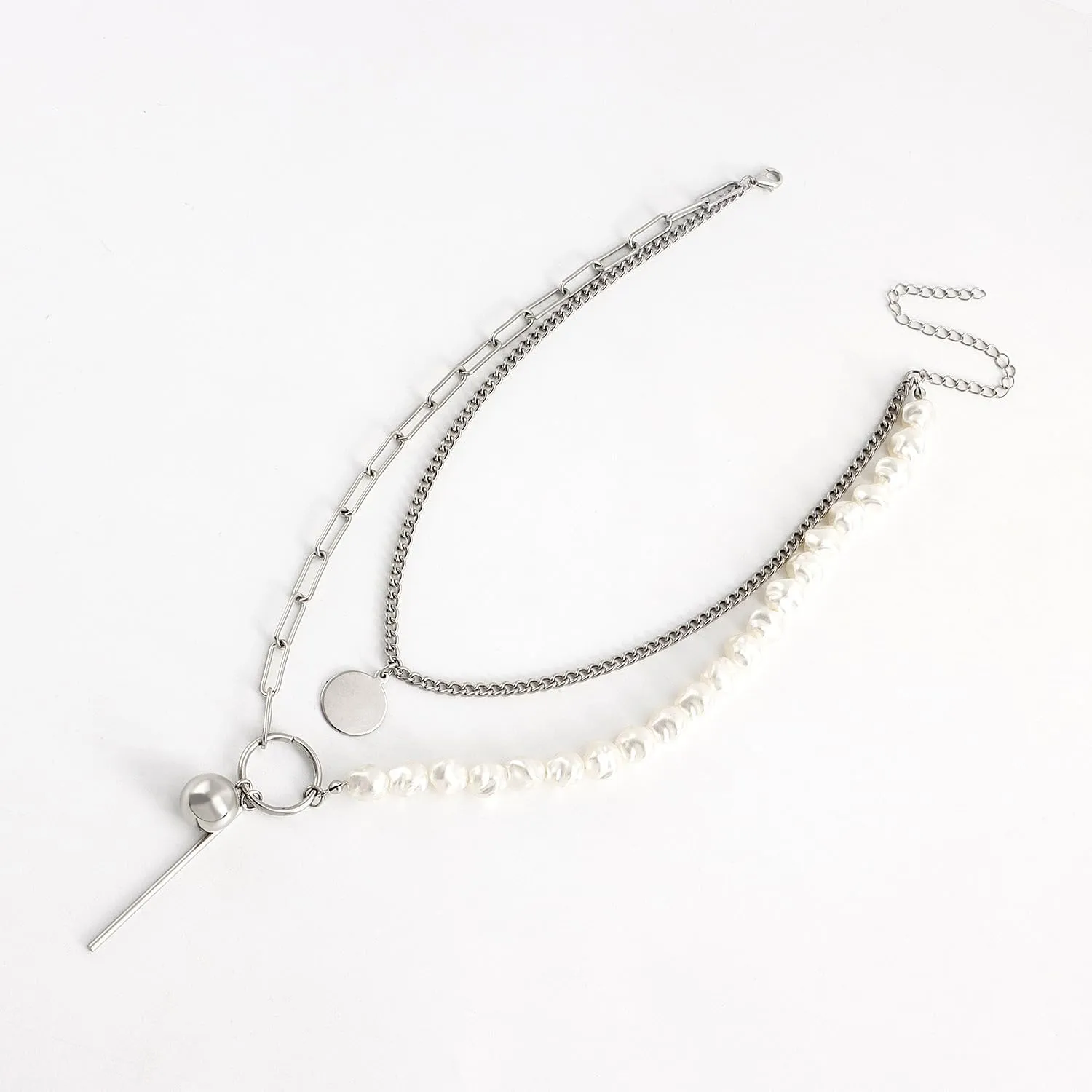 Shell Necklace Seashell Pearl Necklace Summer Puka Shell Charm Necklace Hawaiian Starfish Sea Shell Necklaces Layered Boho Choker Beach Necklace Jewelry Outfit Accessories for Women