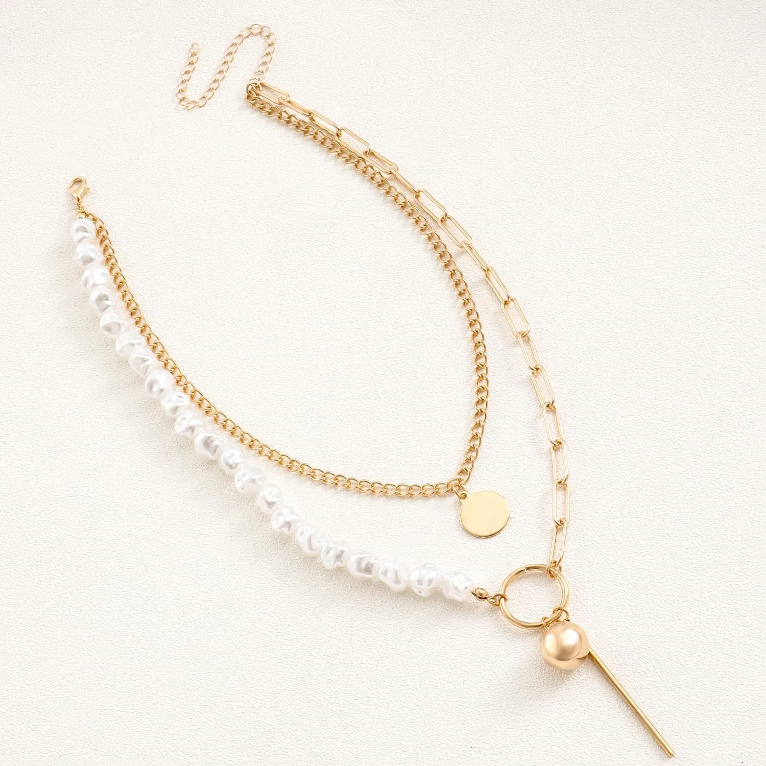 Shell Necklace Seashell Pearl Necklace Summer Puka Shell Charm Necklace Hawaiian Starfish Sea Shell Necklaces Layered Boho Choker Beach Necklace Jewelry Outfit Accessories for Women