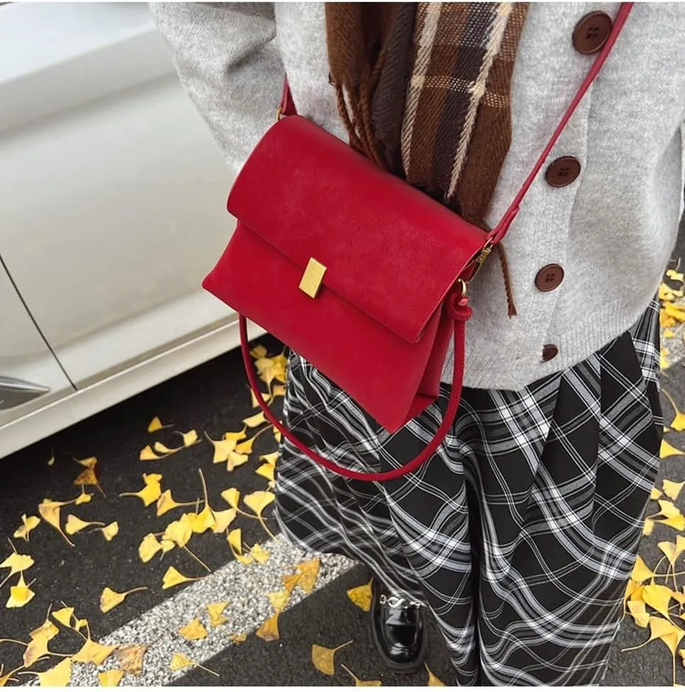 Small Crossbody Bags for Women Shoulder Bag Square Cross Body Bag Cell Phone Purse Flap Satchel Tote Handbag