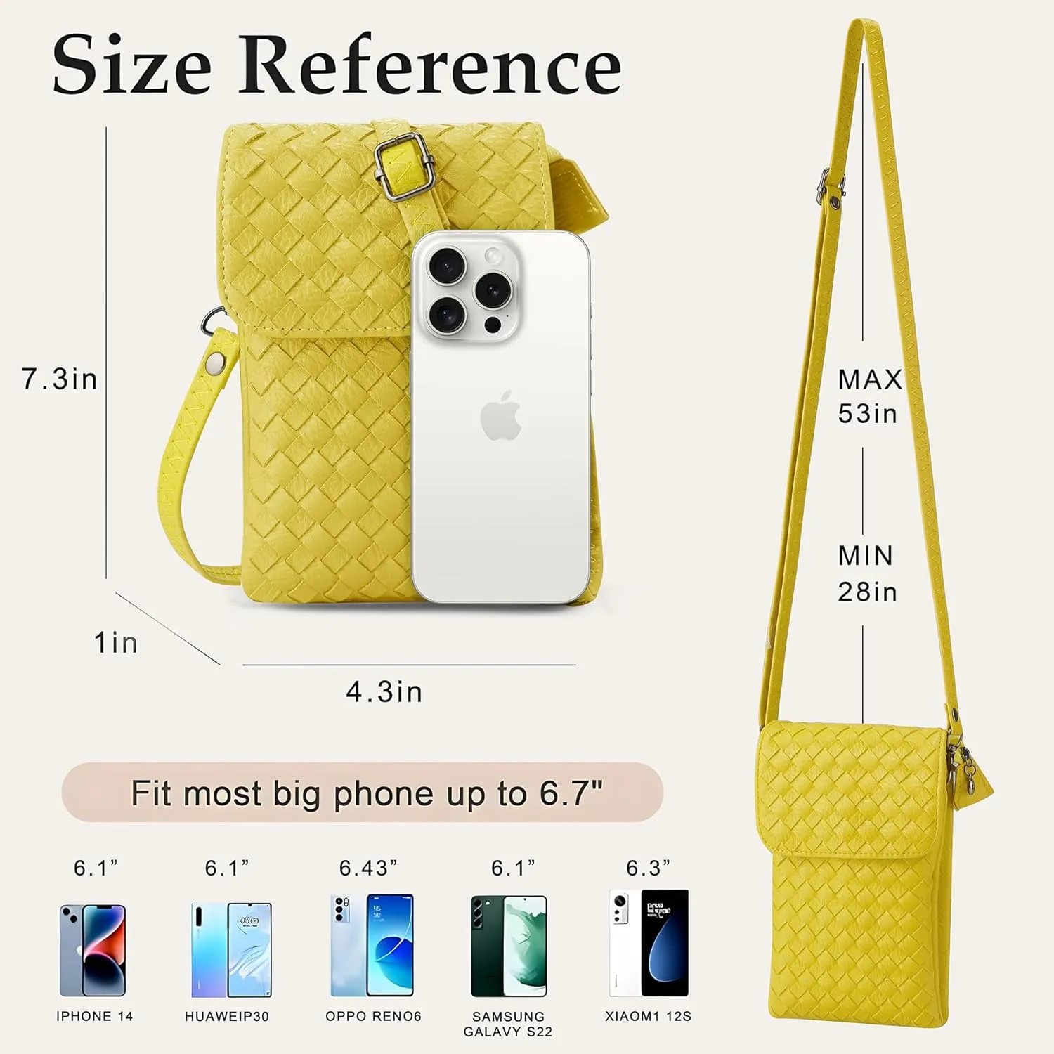 Small Crossbody Bags for Women Small Purses Woven Cell Phone Purse Travel Purse Wallet Phone Purses
